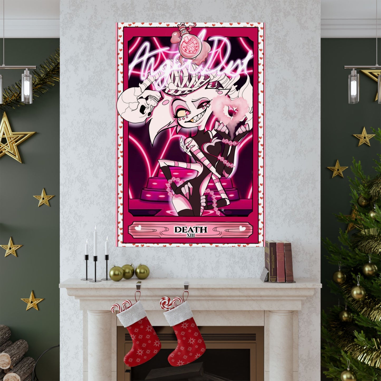 Hasbin Hotel - Tarot Card Poster - Angel Dust - Poster