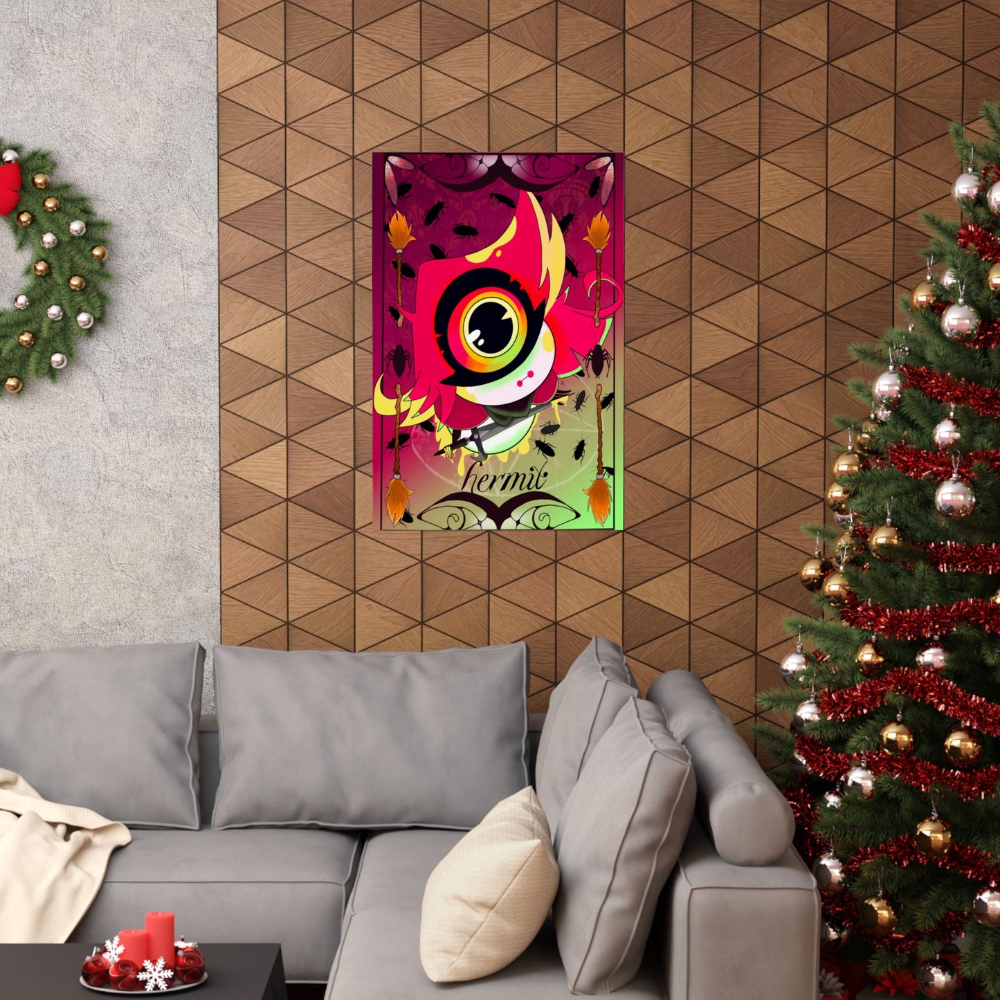 Hasbin Hotel - Tarot Card Poster - The Hermit - Poster