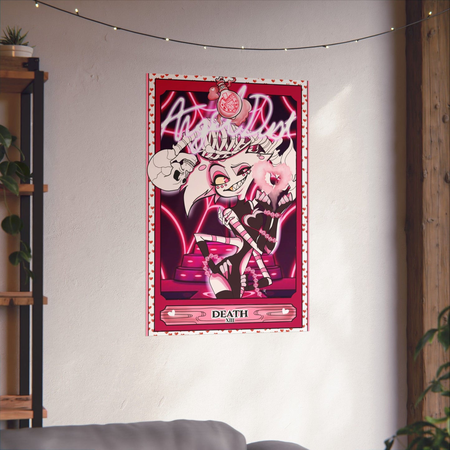 Hasbin Hotel - Tarot Card Poster - Angel Dust - Poster