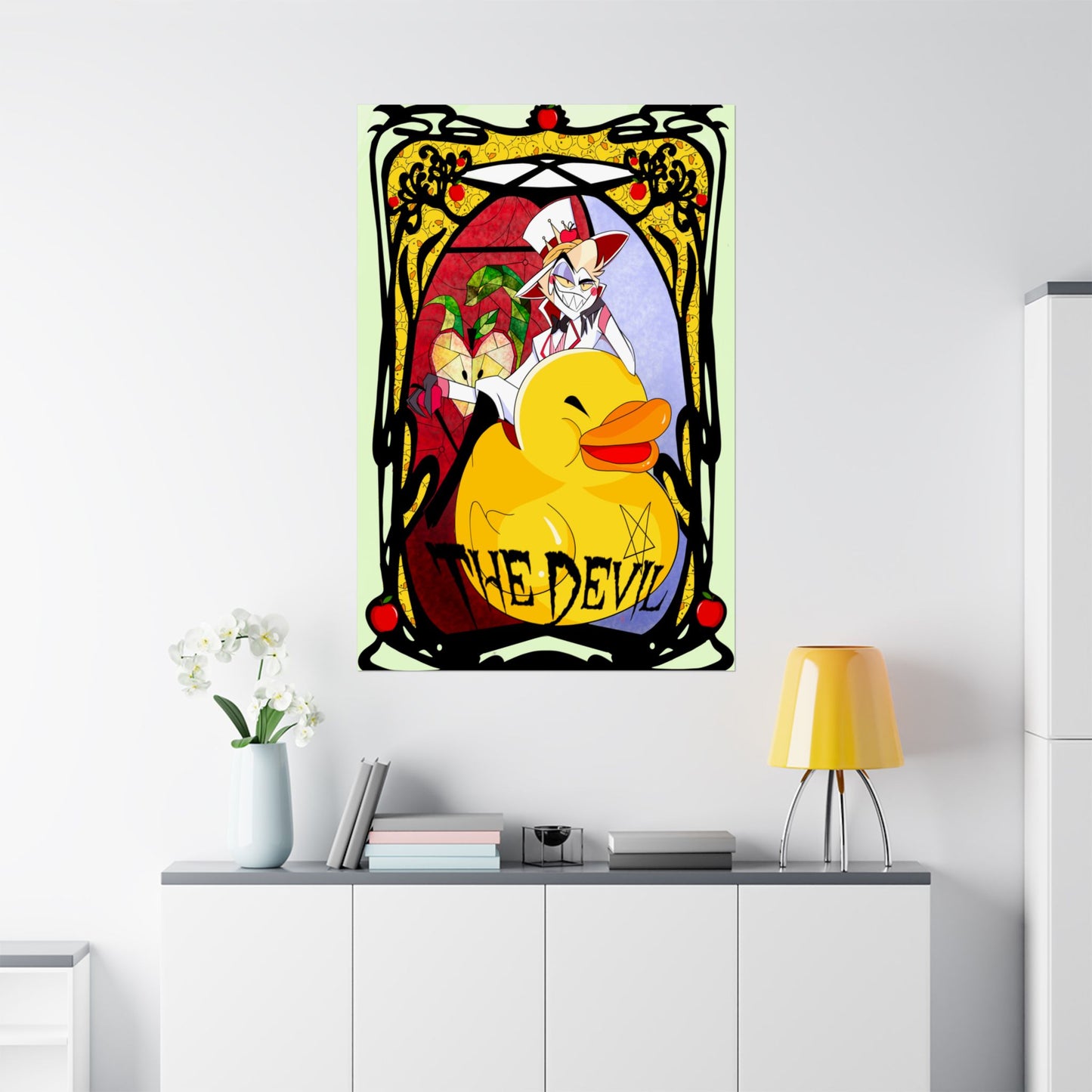 Hasbin Hotel - Tarot Card Poster - The Devil - Poster