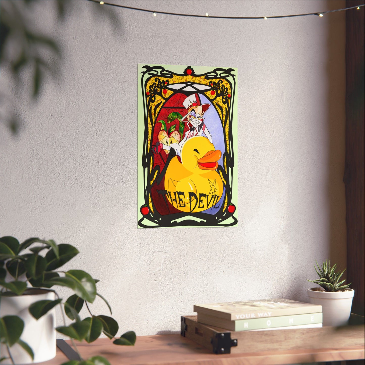 Hasbin Hotel - Tarot Card Poster - The Devil - Poster