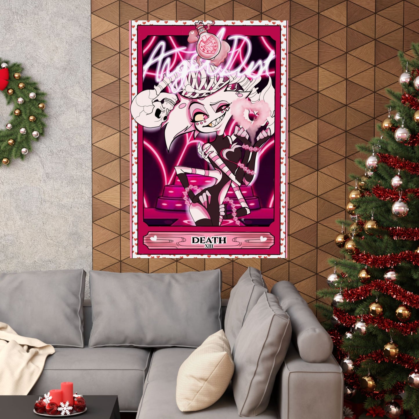 Hasbin Hotel - Tarot Card Poster - Angel Dust - Poster