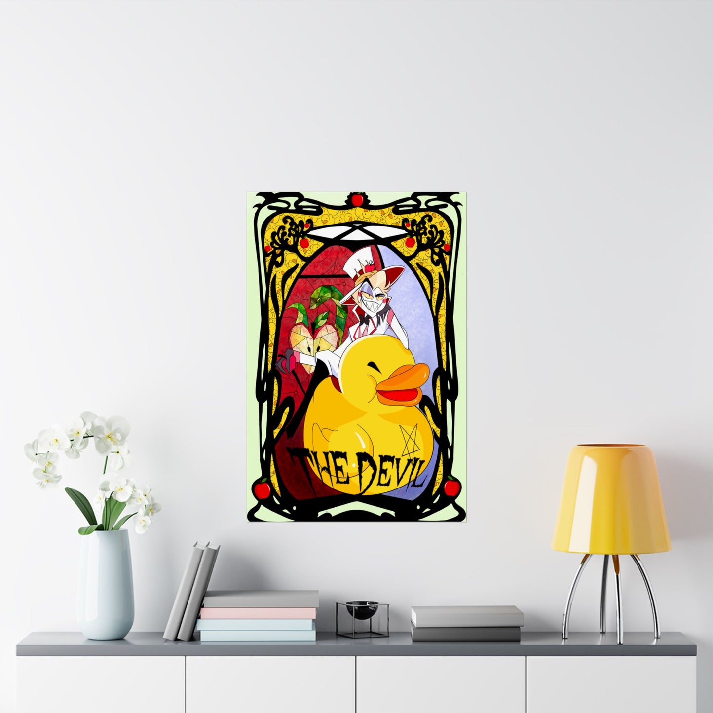 Hasbin Hotel - Tarot Card Poster - The Devil - Poster