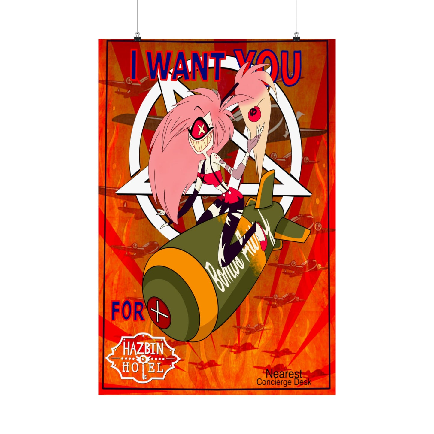 Hasbin Hotel - Tarot Card Poster - Cherrie Bomb - Poster