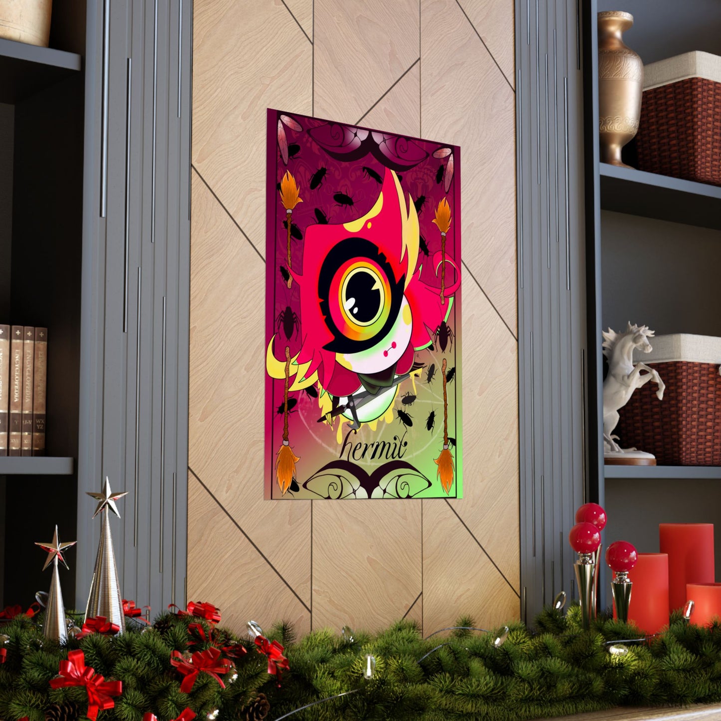 Hasbin Hotel - Tarot Card Poster - The Hermit - Poster