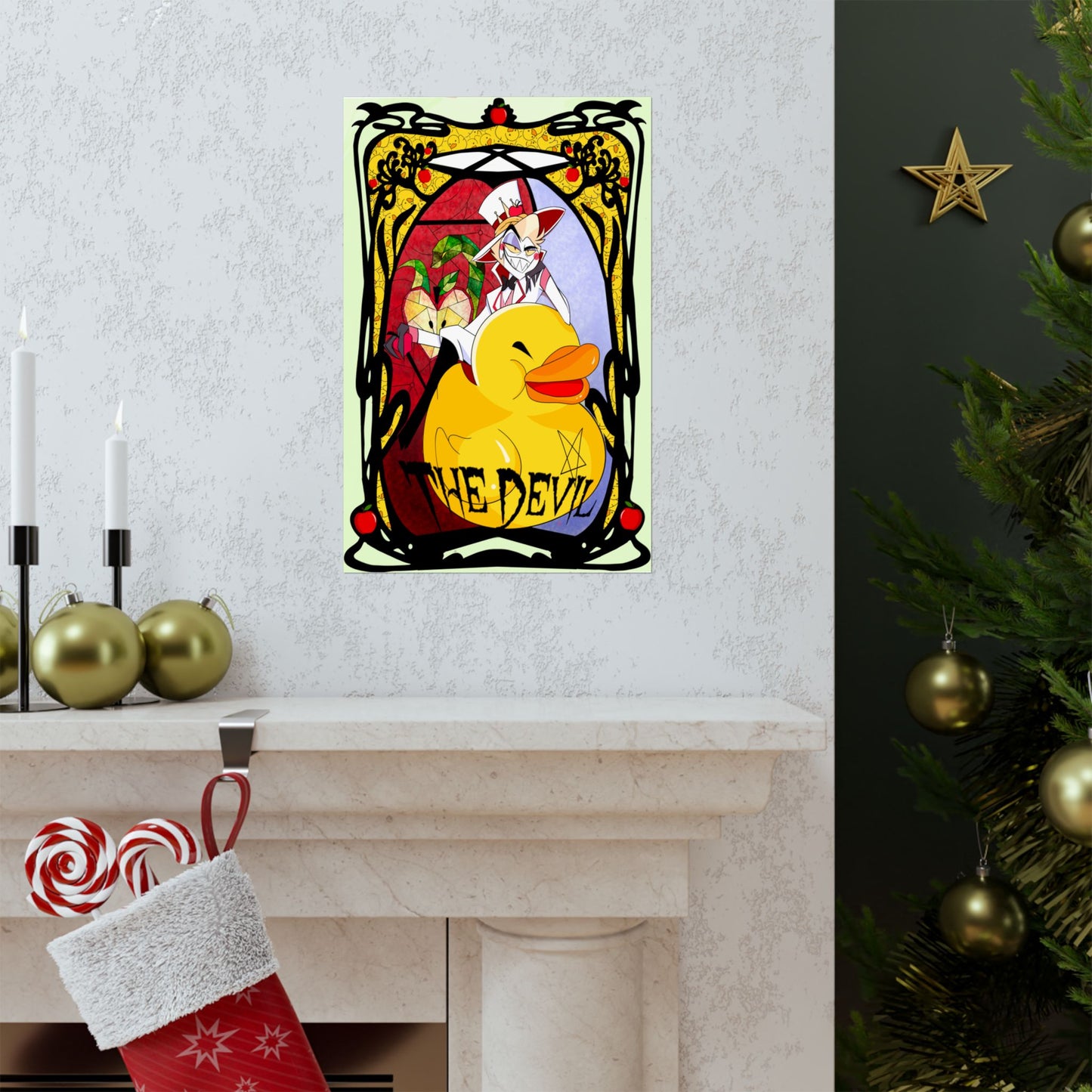 Hasbin Hotel - Tarot Card Poster - The Devil - Poster