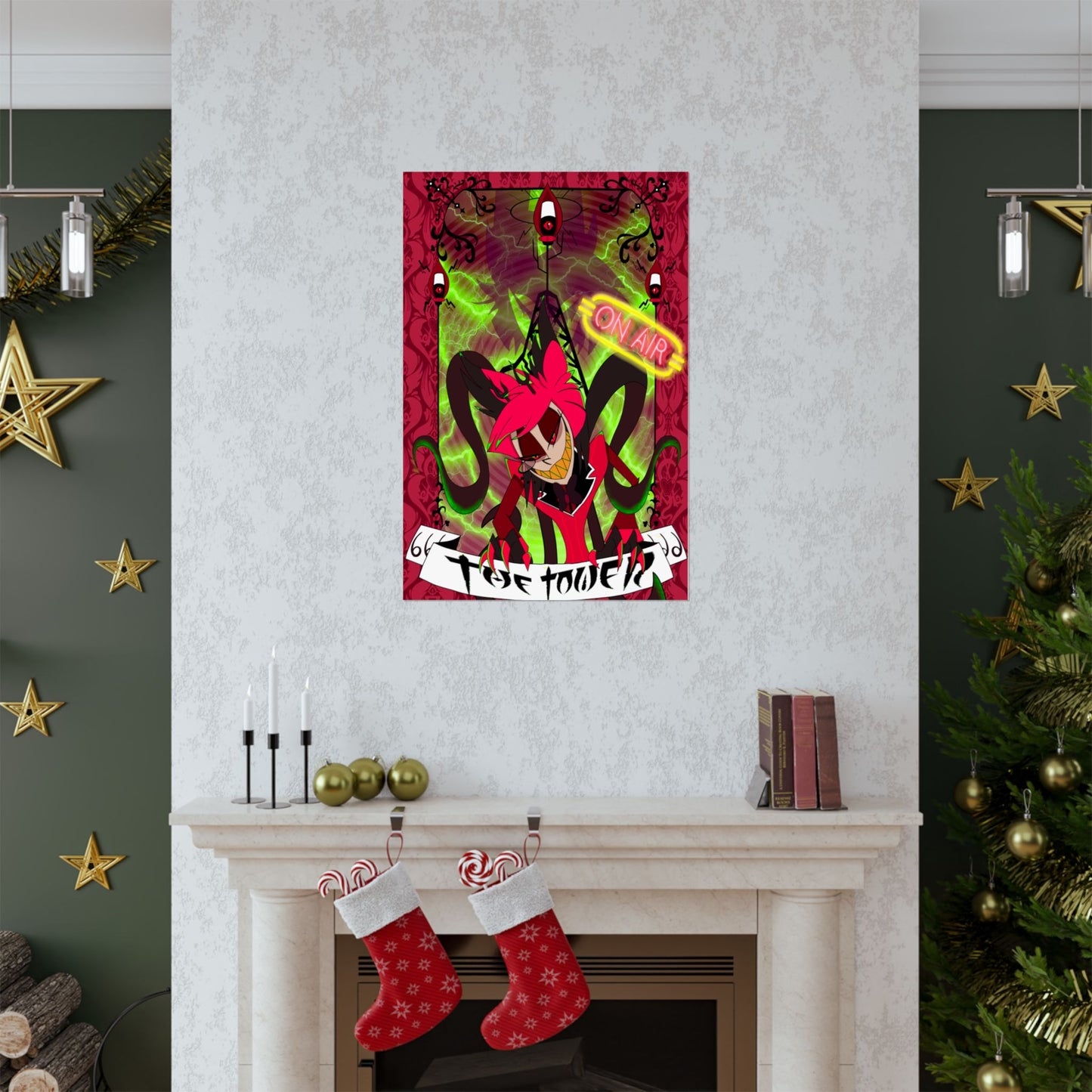 Hasbin Hotel - Tarot Card Poster - The Tower - Poster