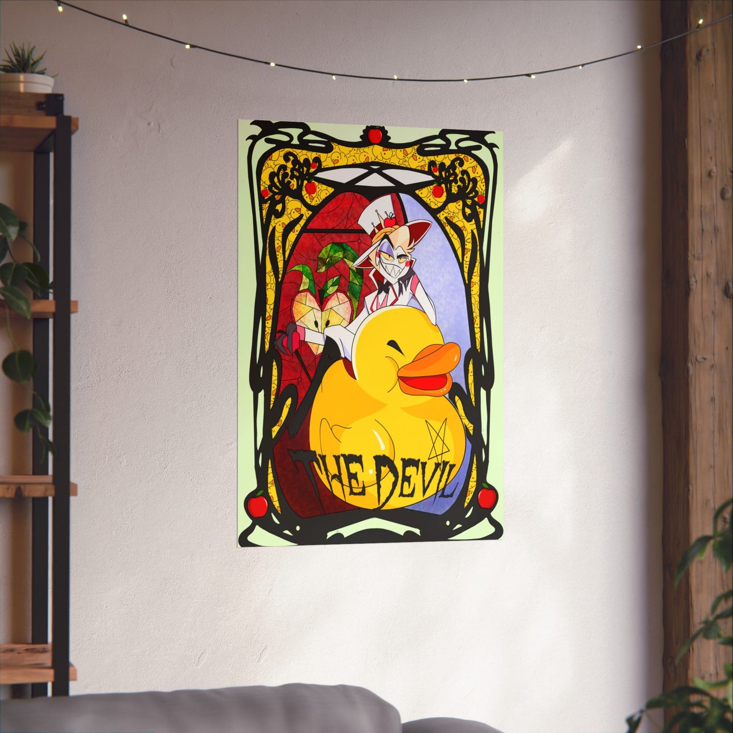 Hasbin Hotel - Tarot Card Poster - The Devil - Poster