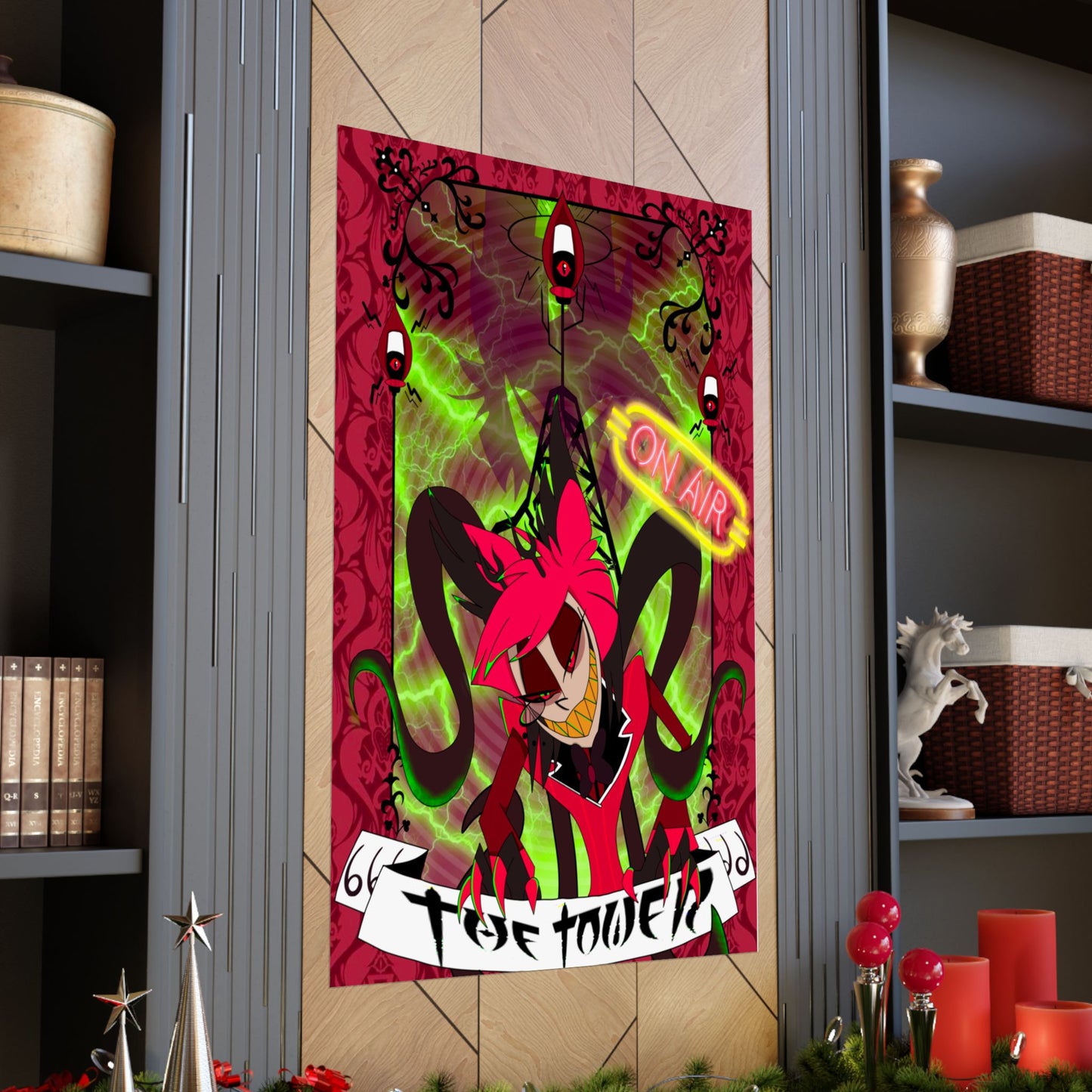 Hasbin Hotel - Tarot Card Poster - The Tower - Poster