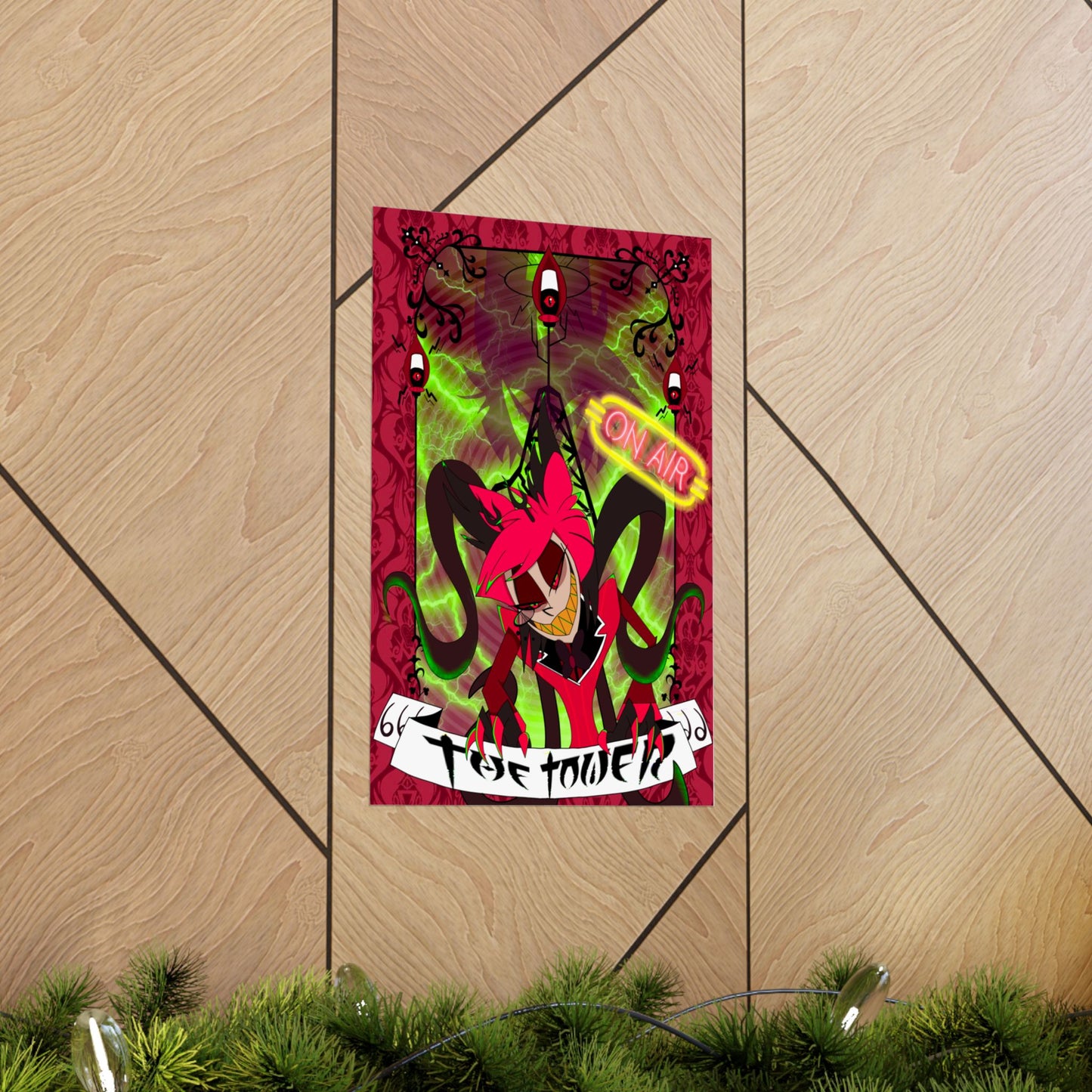 Hasbin Hotel - Tarot Card Poster - The Tower - Poster
