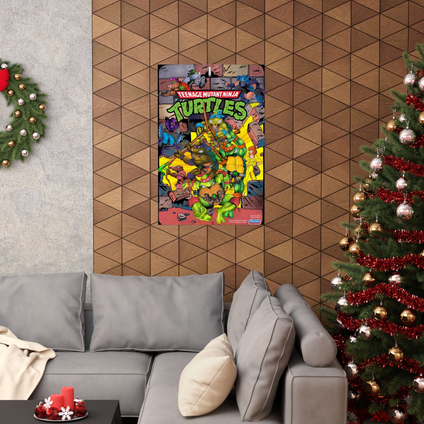 TMNT - Playmates Toy Card Back - Poster