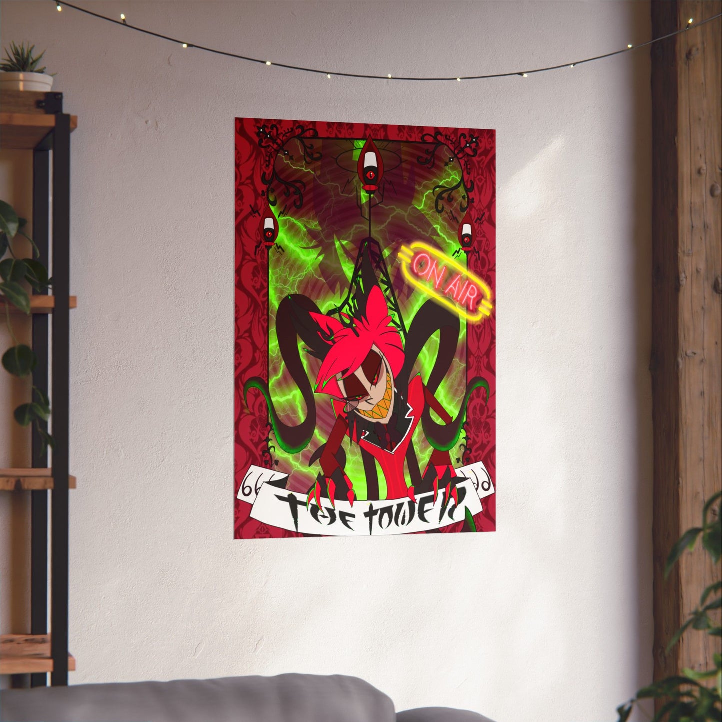 Hasbin Hotel - Tarot Card Poster - The Tower - Poster