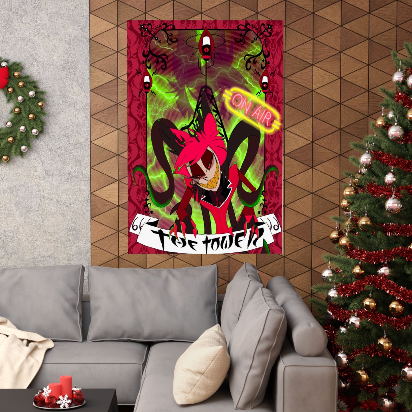 Hasbin Hotel - Tarot Card Poster - The Tower - Poster
