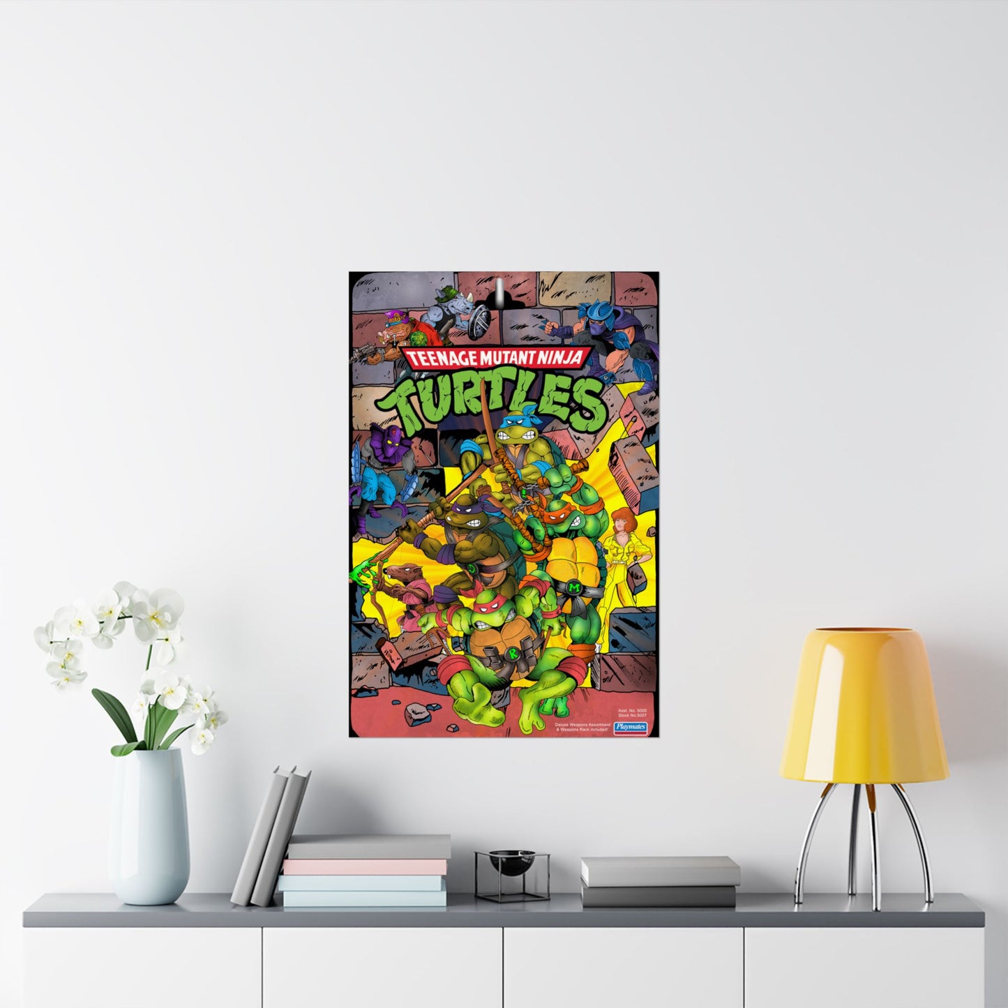 TMNT - Playmates Toy Card Back - Poster