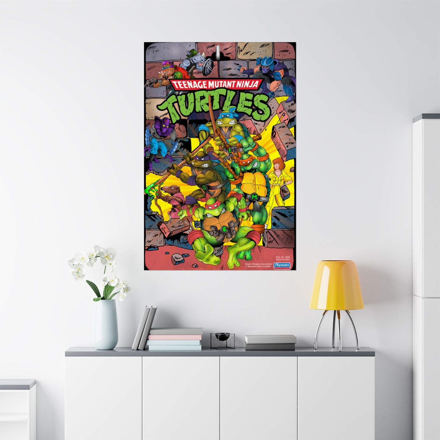 TMNT - Playmates Toy Card Back - Poster