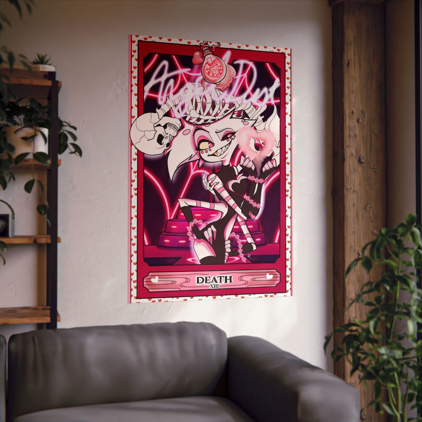 Hasbin Hotel - Tarot Card Poster - Angel Dust - Poster