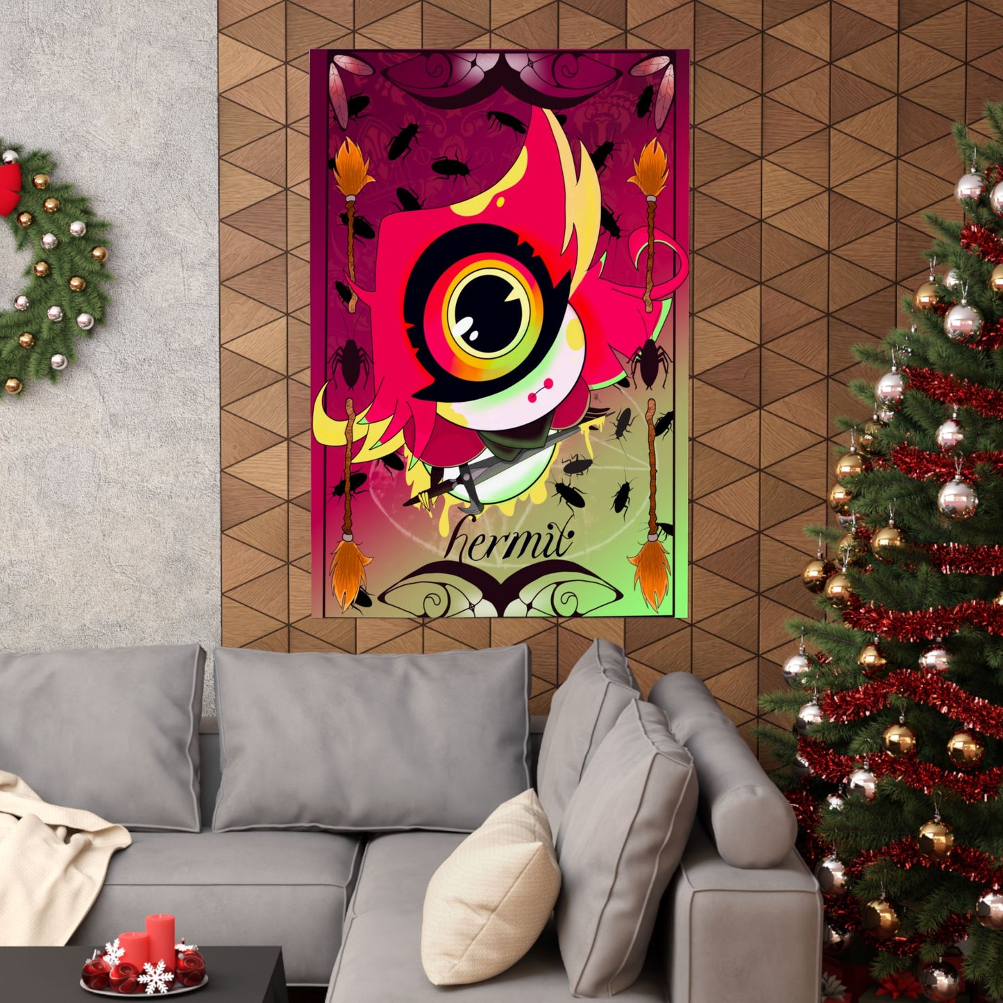Hasbin Hotel - Tarot Card Poster - The Hermit - Poster