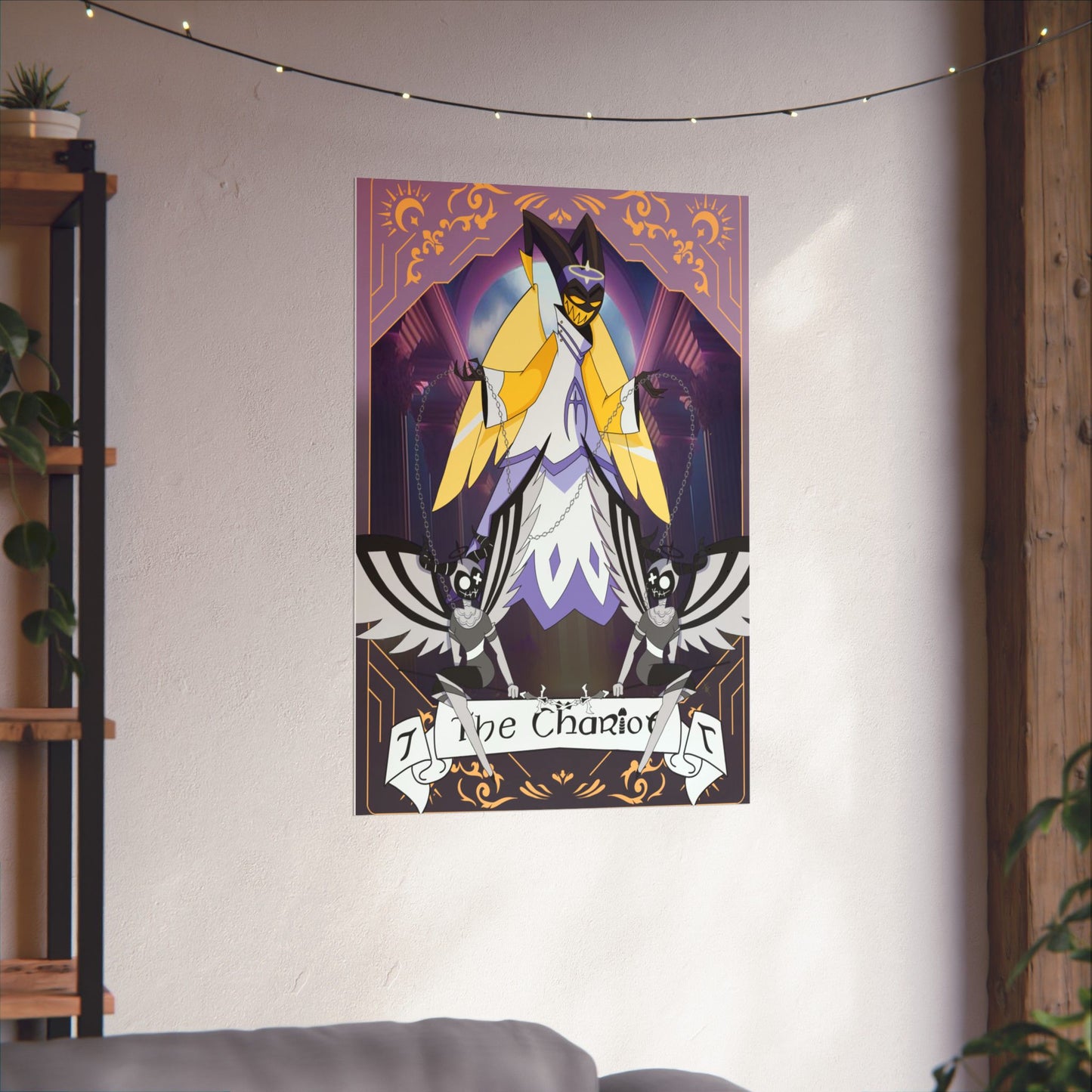 Hasbin Hotel - Tarot Card Poster - The Chariot - Poster