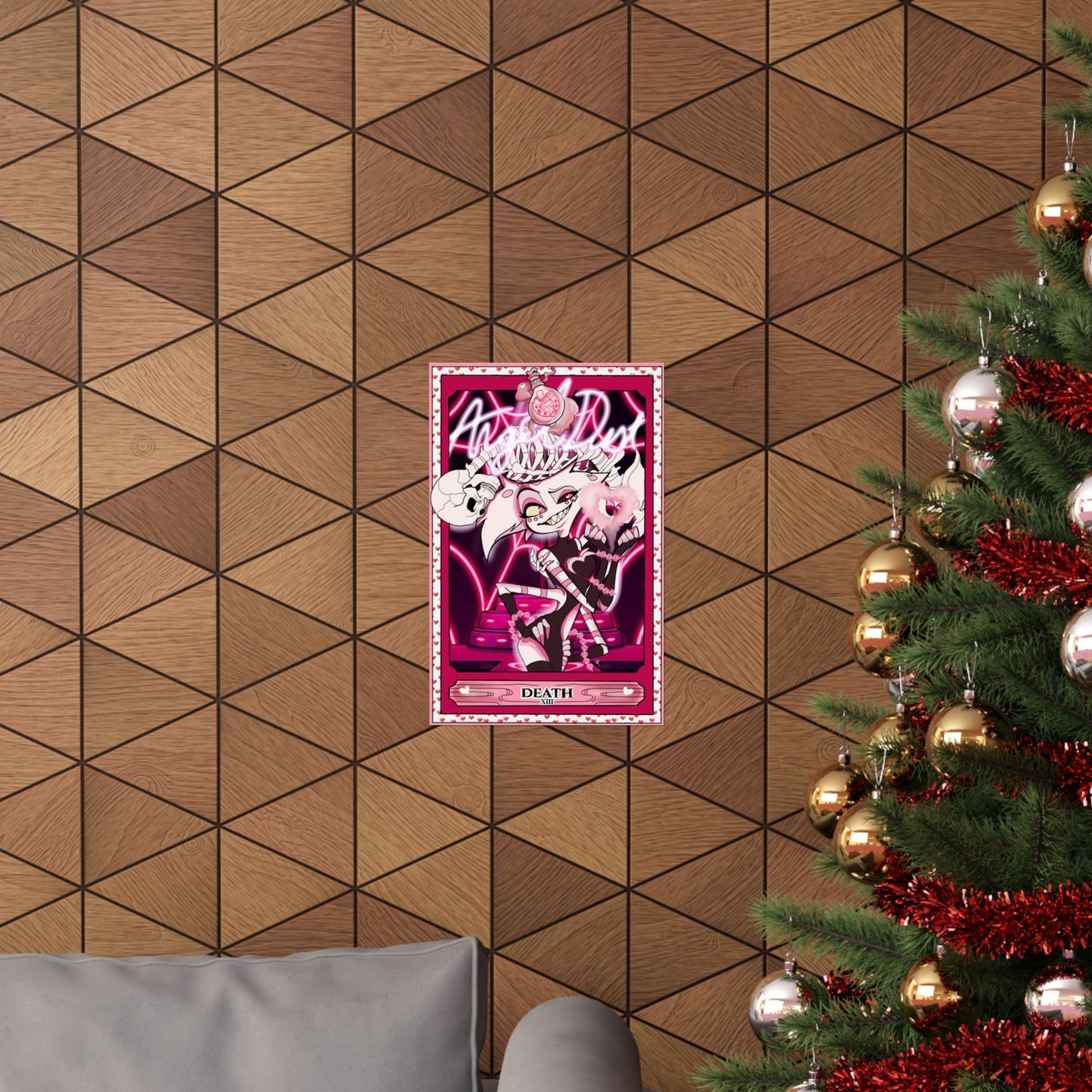 Hasbin Hotel - Tarot Card Poster - Angel Dust - Poster