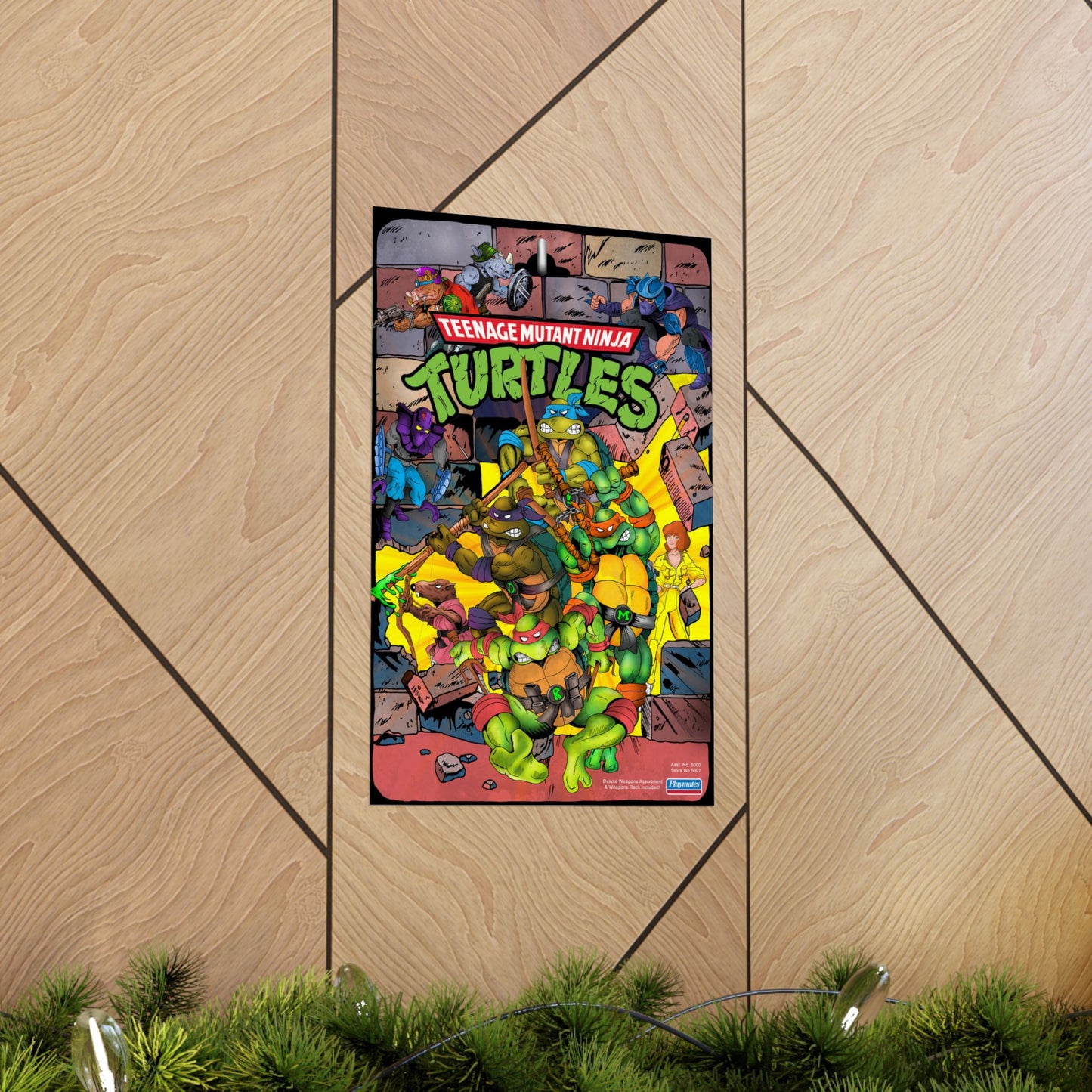 TMNT - Playmates Toy Card Back - Poster
