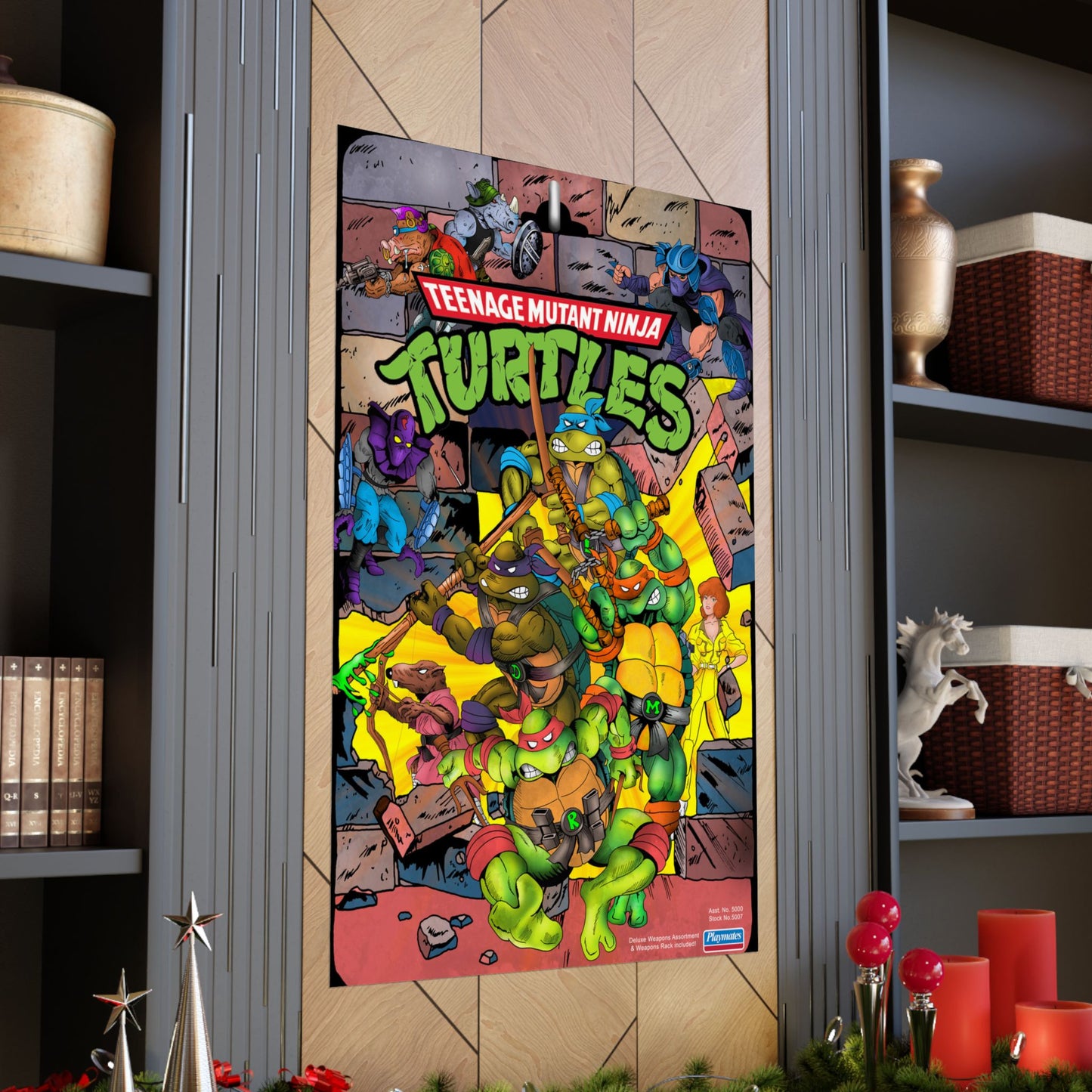 TMNT - Playmates Toy Card Back - Poster