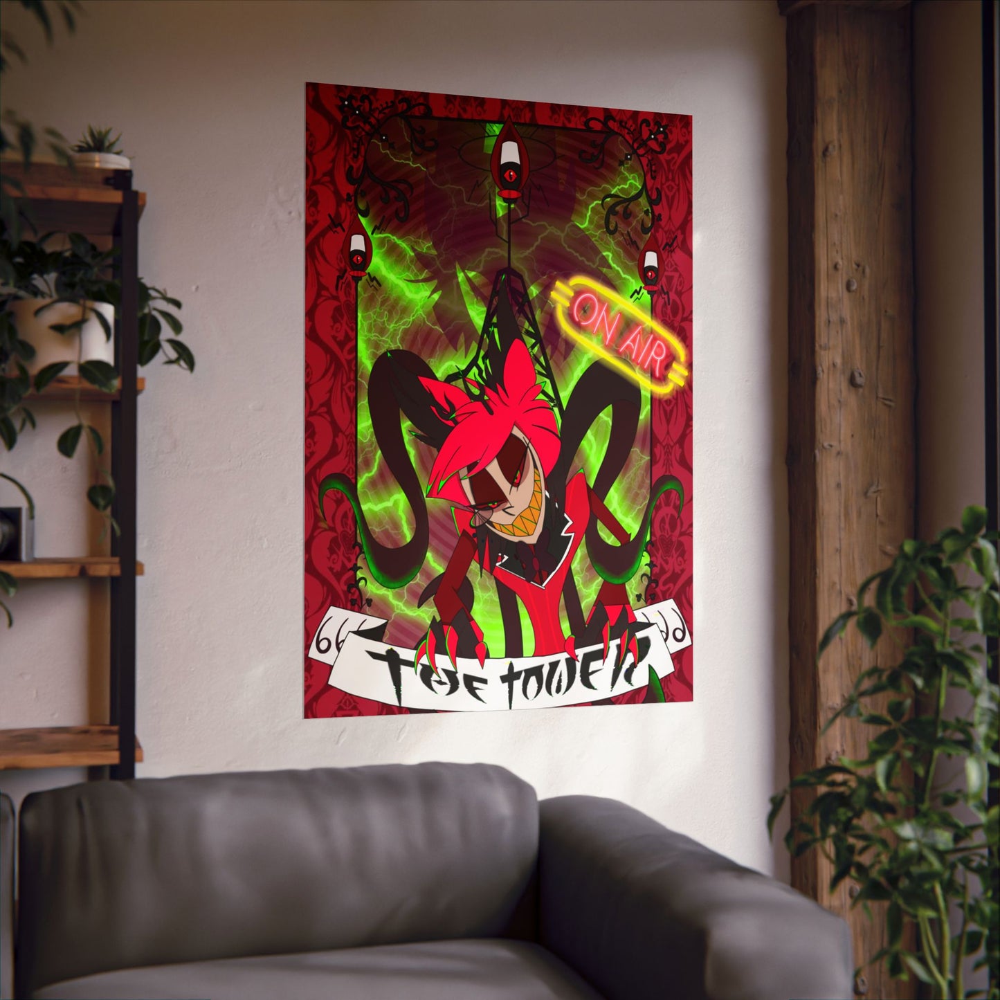 Hasbin Hotel - Tarot Card Poster - The Tower - Poster