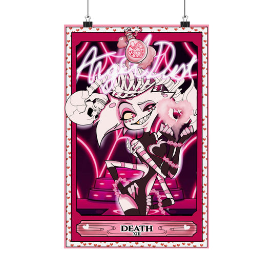 Hasbin Hotel - Tarot Card Poster - Angel Dust - Poster