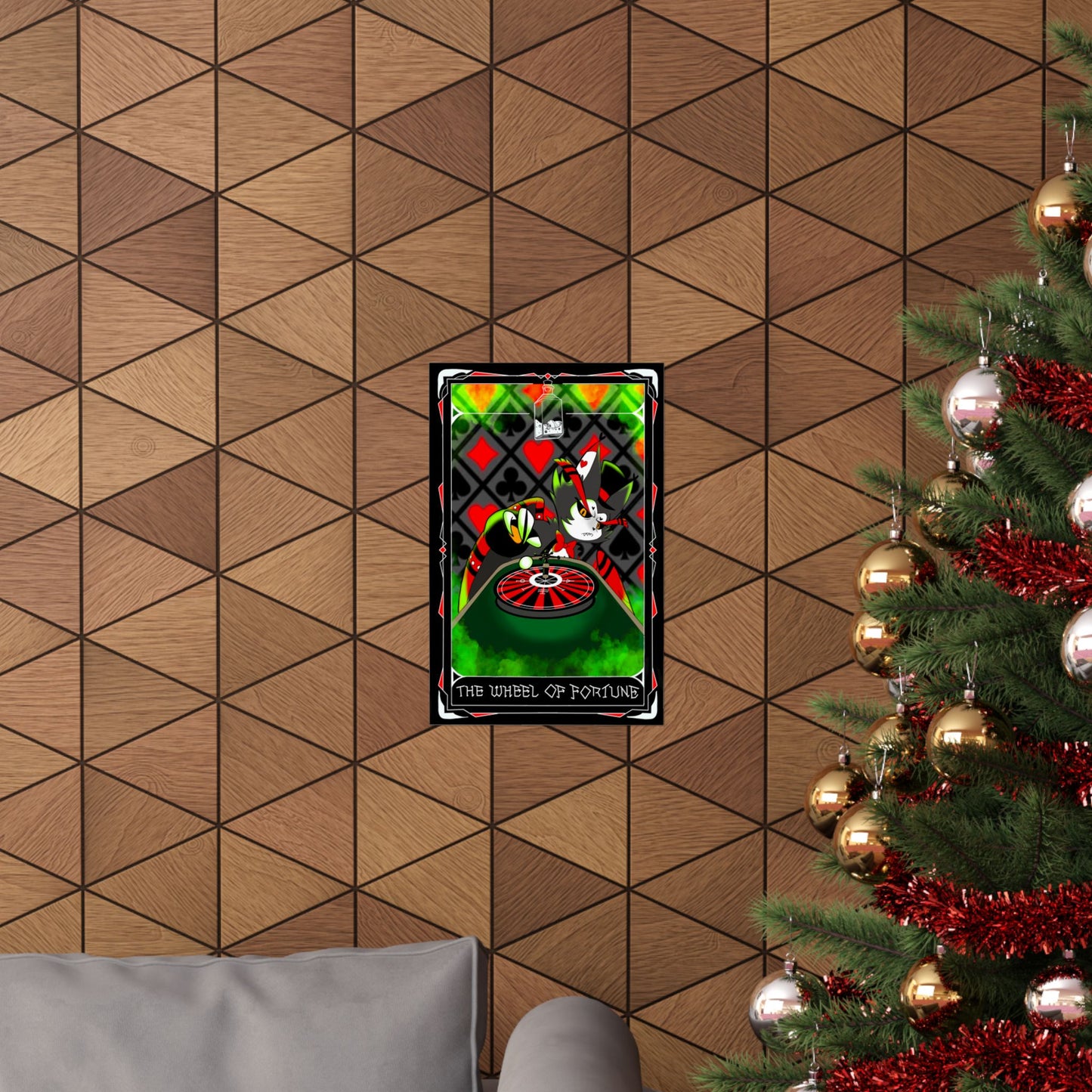 Hasbin Hotel - Tarot Card Poster - The Wheel Of Fortune - Poster