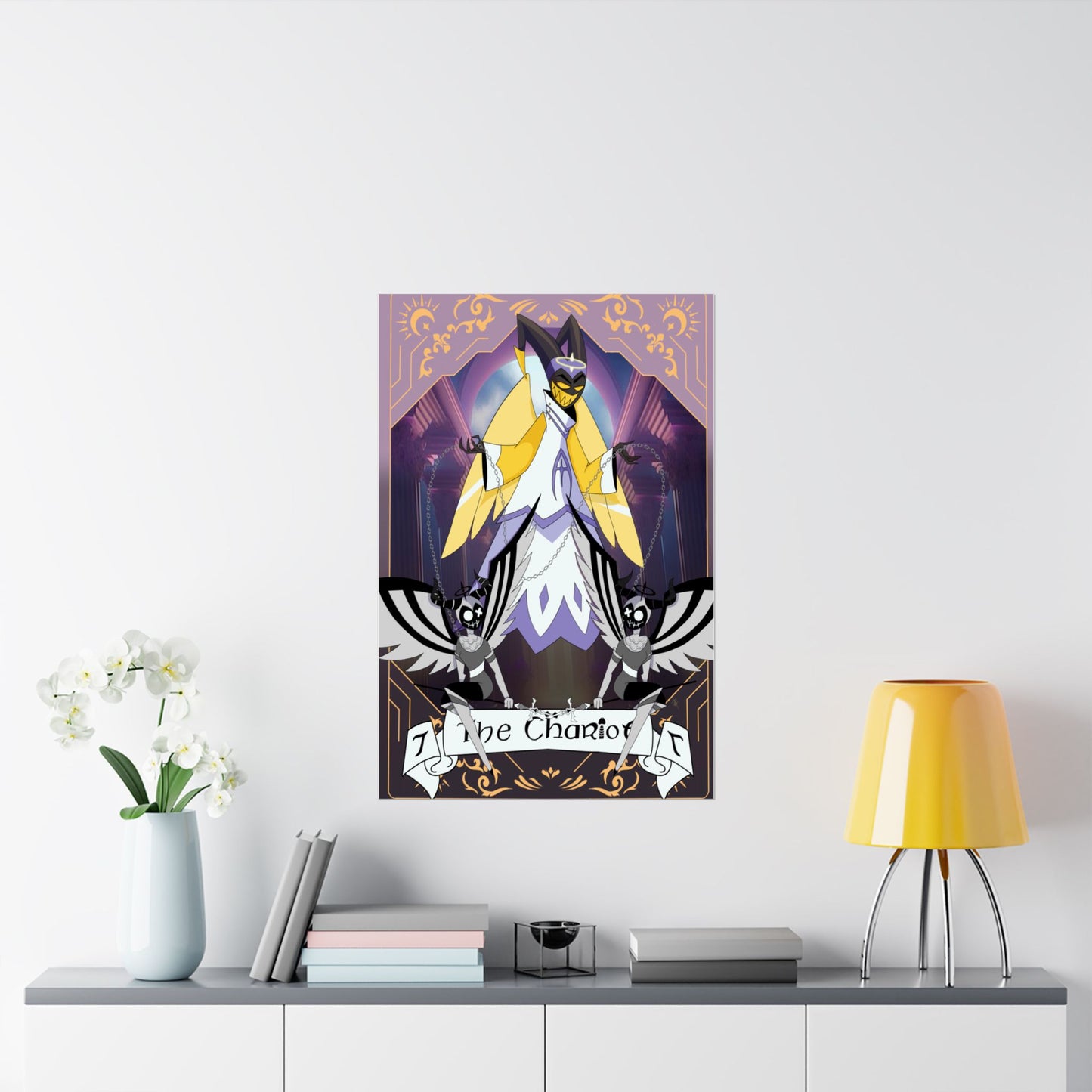 Hasbin Hotel - Tarot Card Poster - The Chariot - Poster