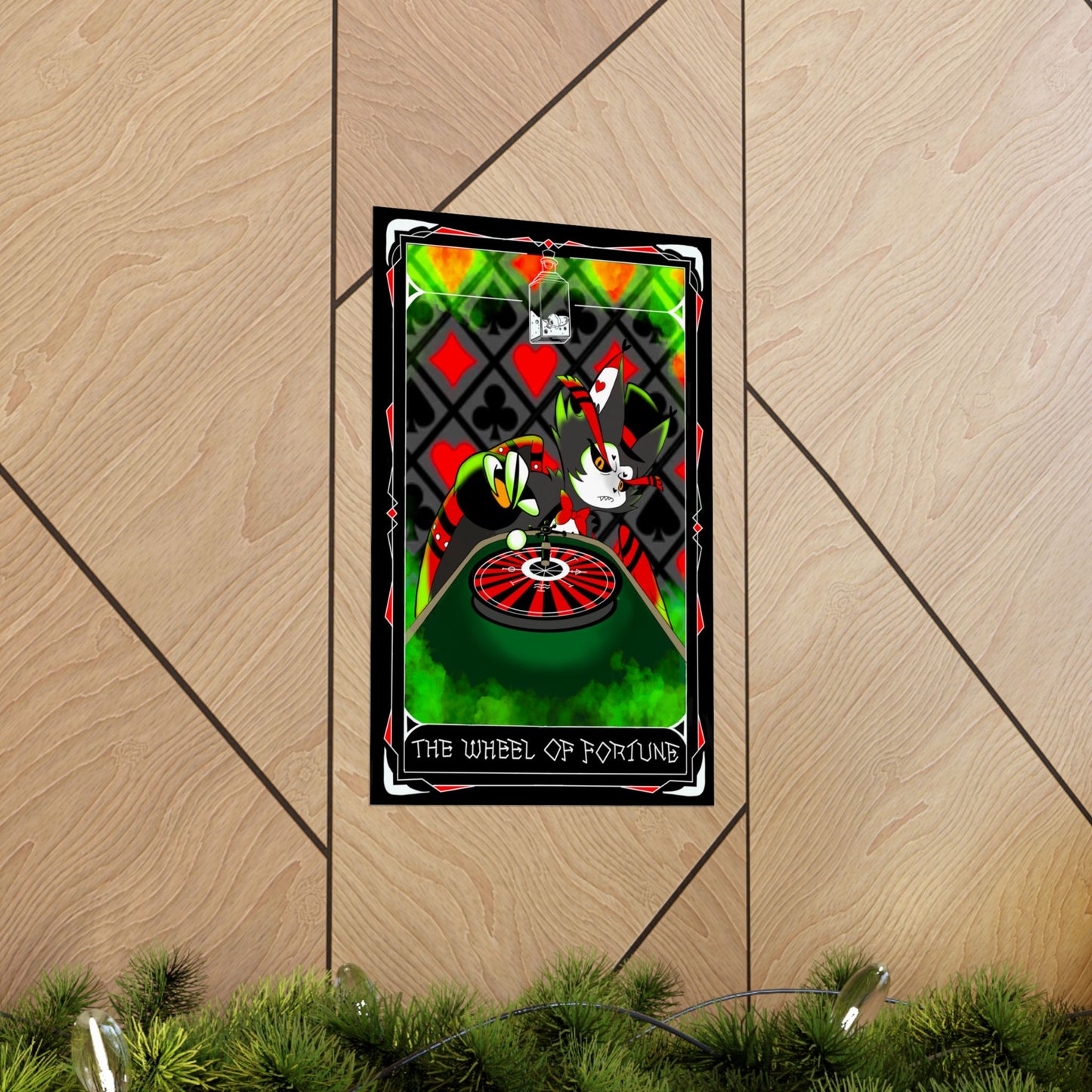 Hasbin Hotel - Tarot Card Poster - The Wheel Of Fortune - Poster