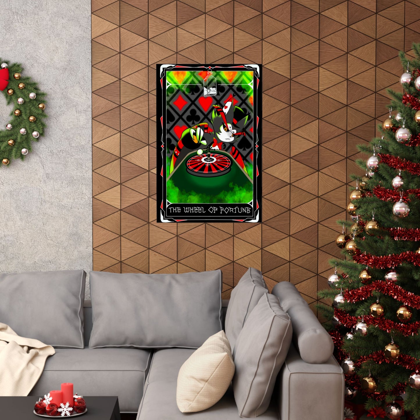 Hasbin Hotel - Tarot Card Poster - The Wheel Of Fortune - Poster