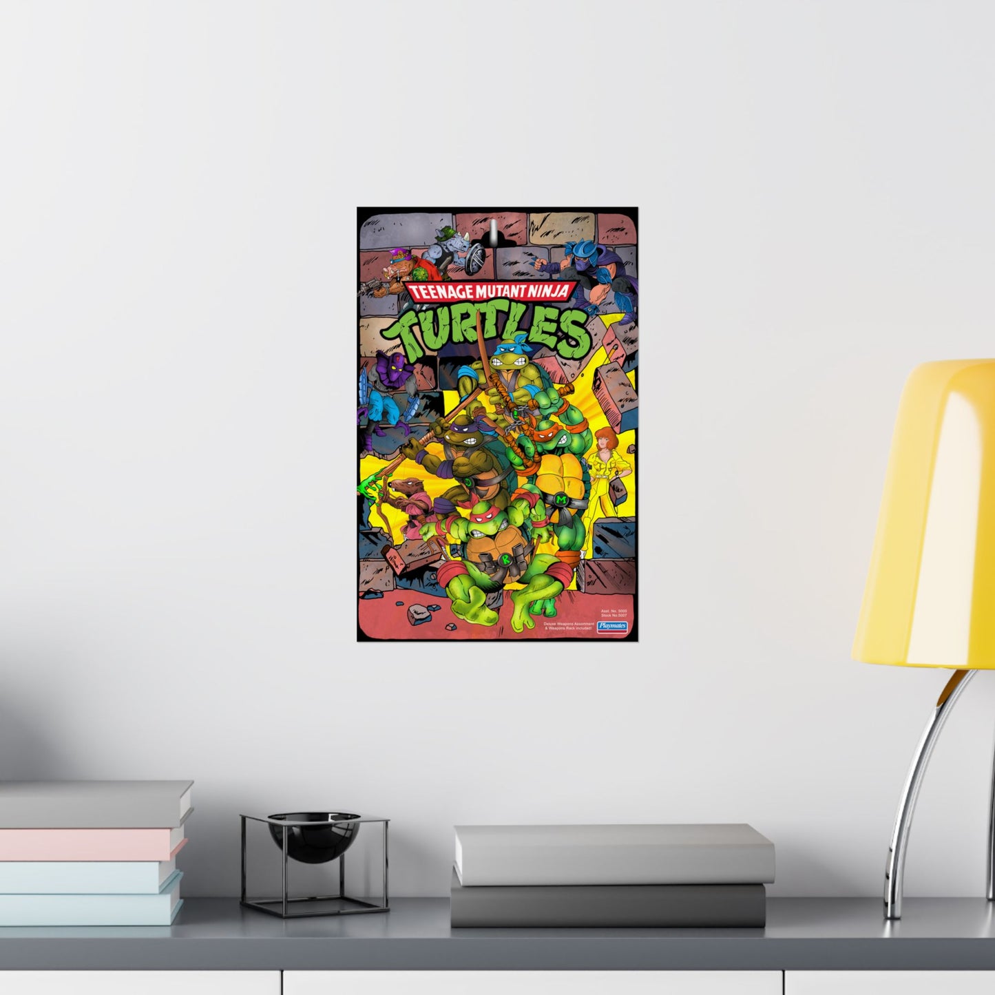 TMNT - Playmates Toy Card Back - Poster