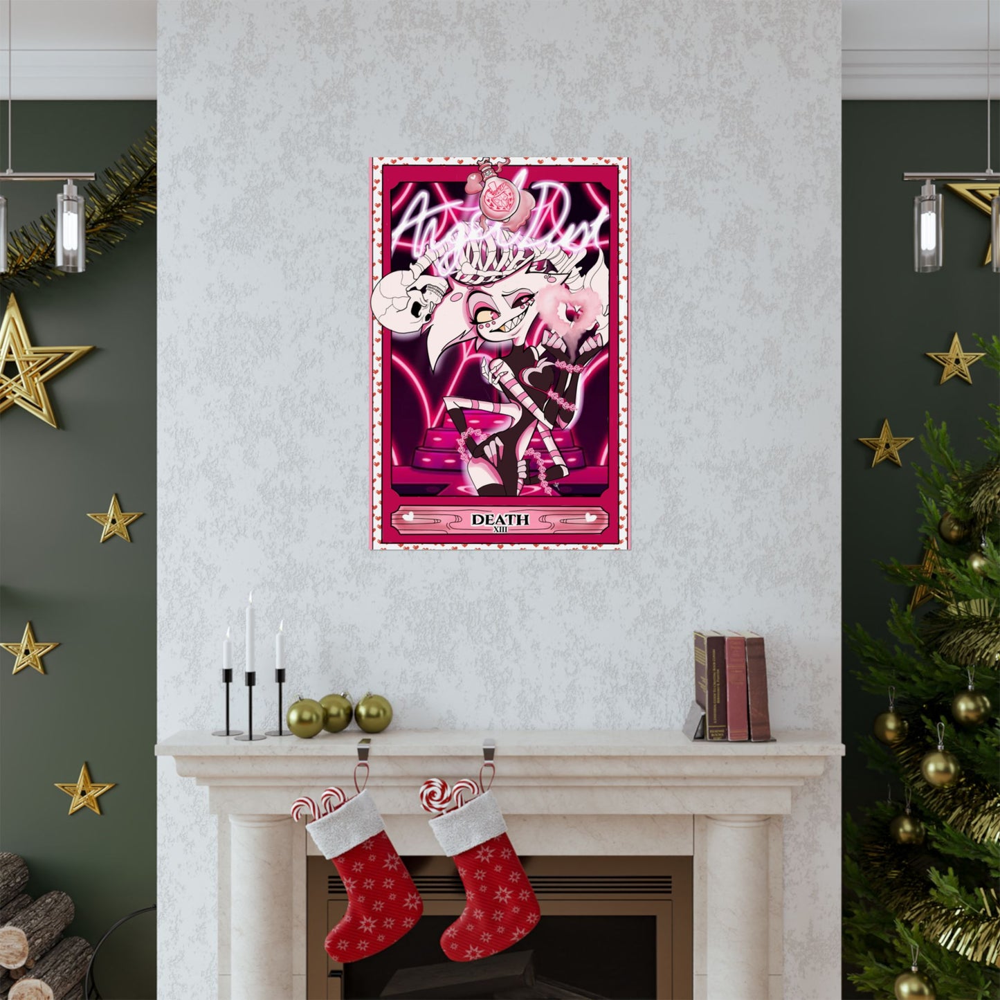 Hasbin Hotel - Tarot Card Poster - Angel Dust - Poster