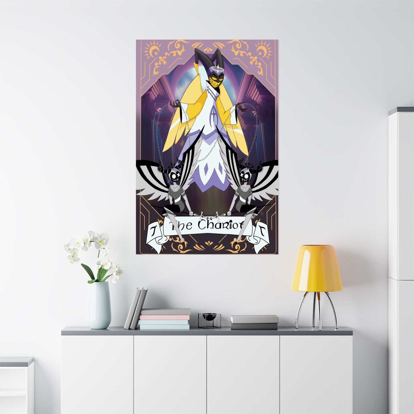 Hasbin Hotel - Tarot Card Poster - The Chariot - Poster