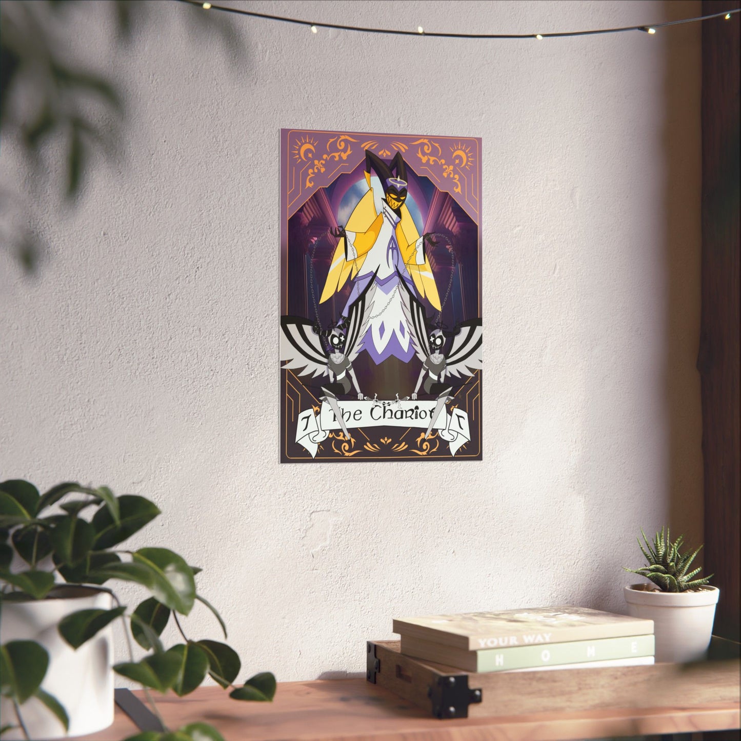 Hasbin Hotel - Tarot Card Poster - The Chariot - Poster