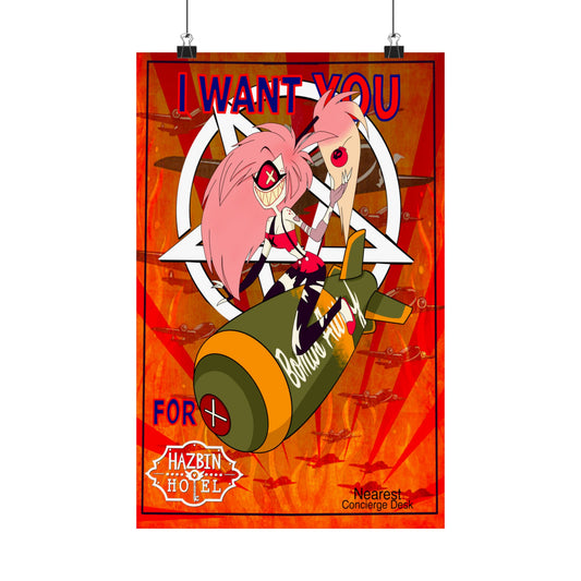 Hasbin Hotel - Tarot Card Poster - Cherrie Bomb - Poster