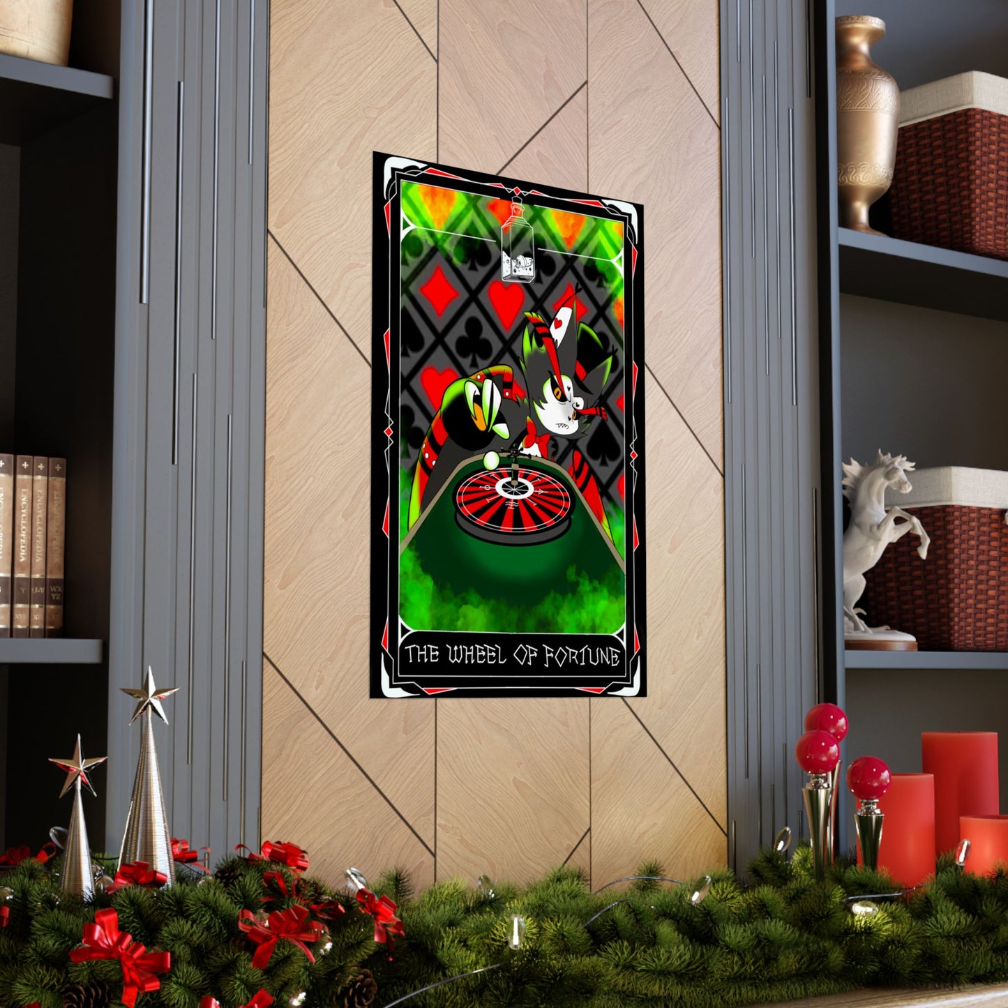 Hasbin Hotel - Tarot Card Poster - The Wheel Of Fortune - Poster