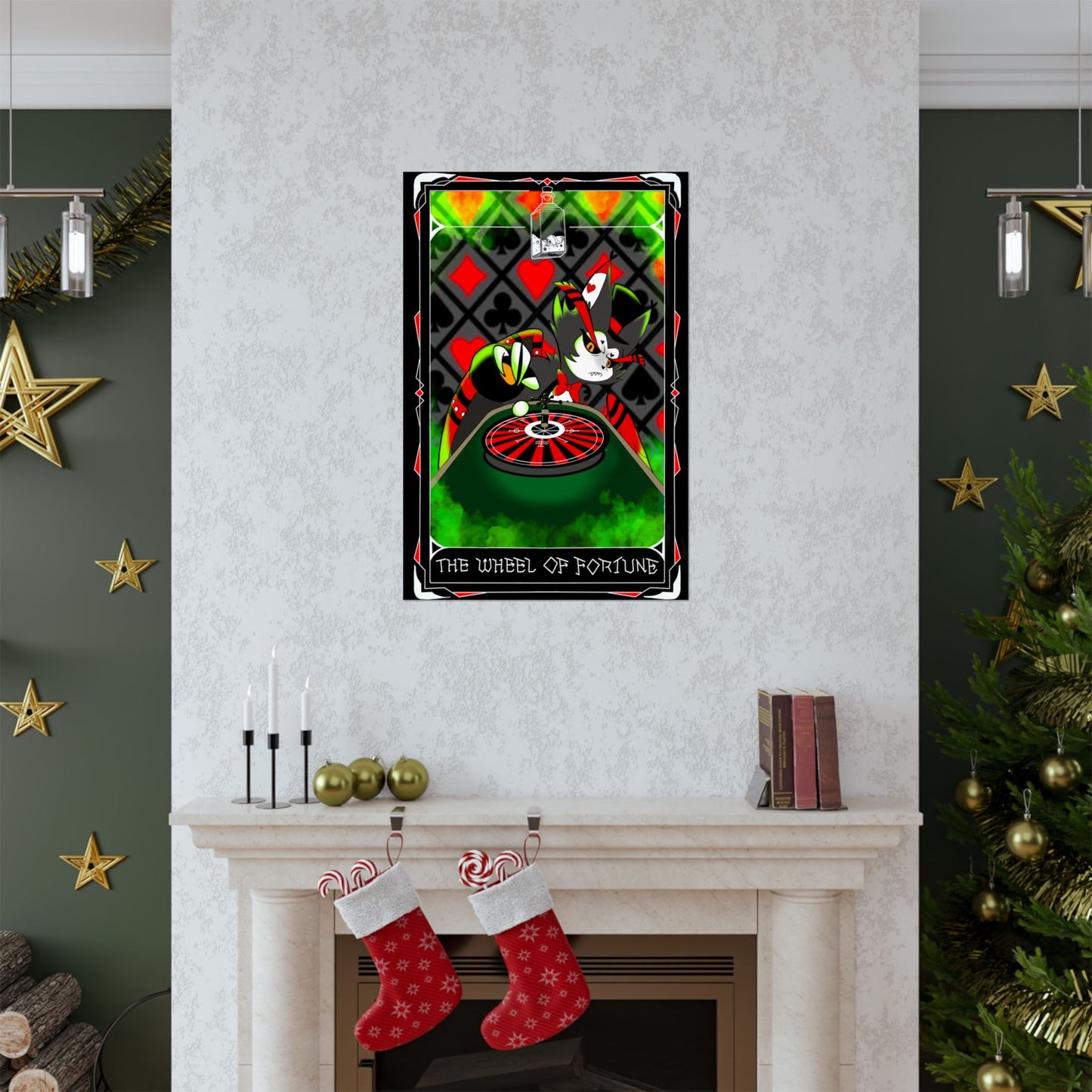 Hasbin Hotel - Tarot Card Poster - The Wheel Of Fortune - Poster