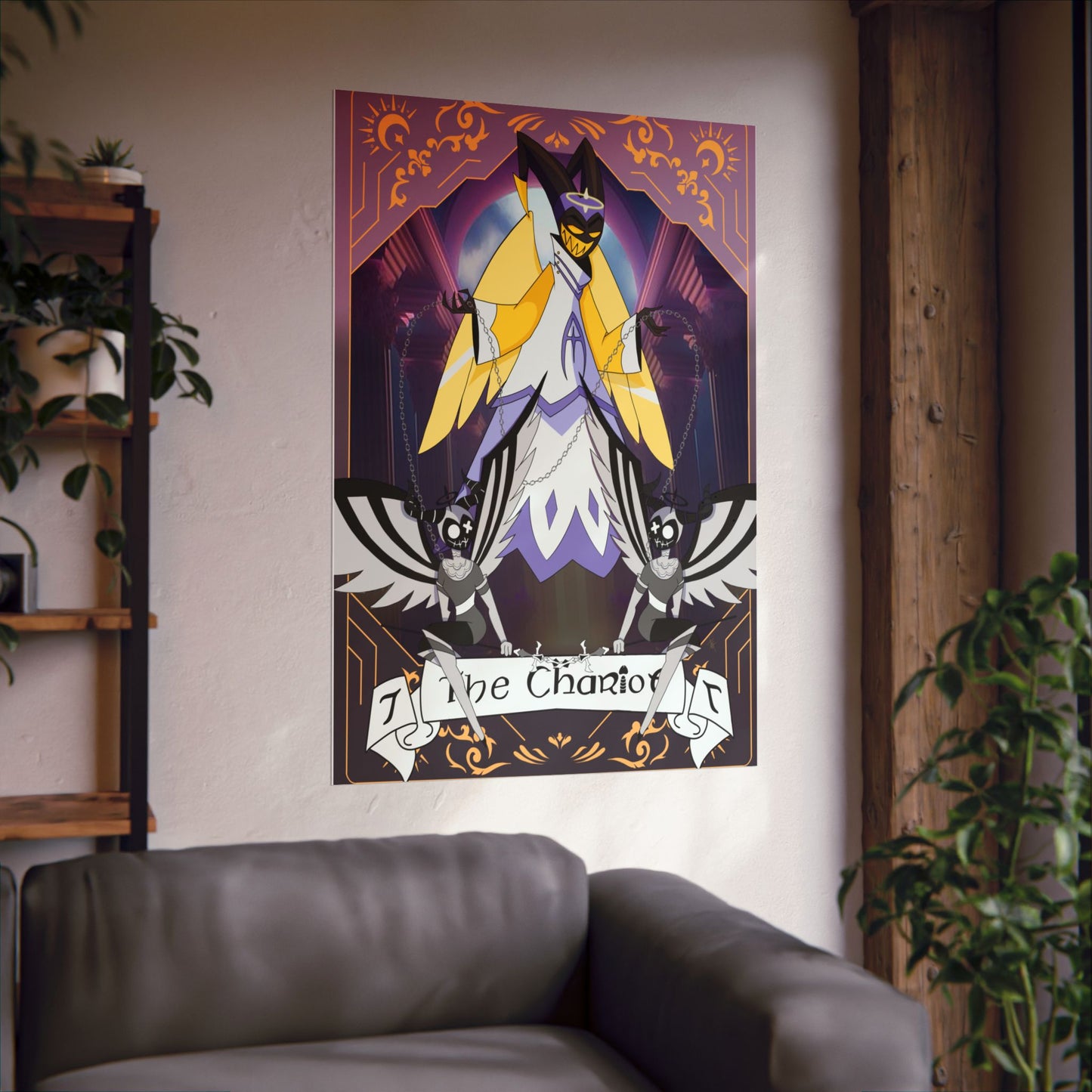 Hasbin Hotel - Tarot Card Poster - The Chariot - Poster