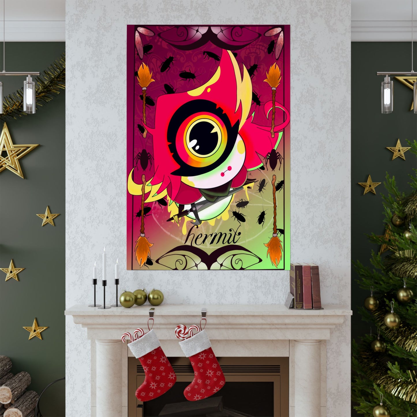 Hasbin Hotel - Tarot Card Poster - The Hermit - Poster