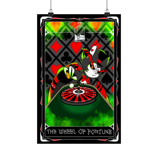 Hasbin Hotel - Tarot Card Poster - The Wheel Of Fortune - Poster