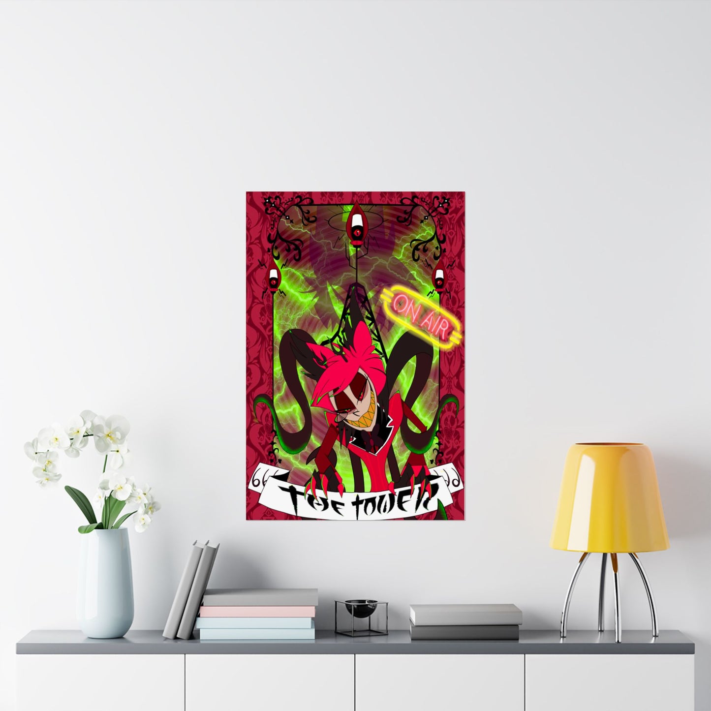 Hasbin Hotel - Tarot Card Poster - The Tower - Poster