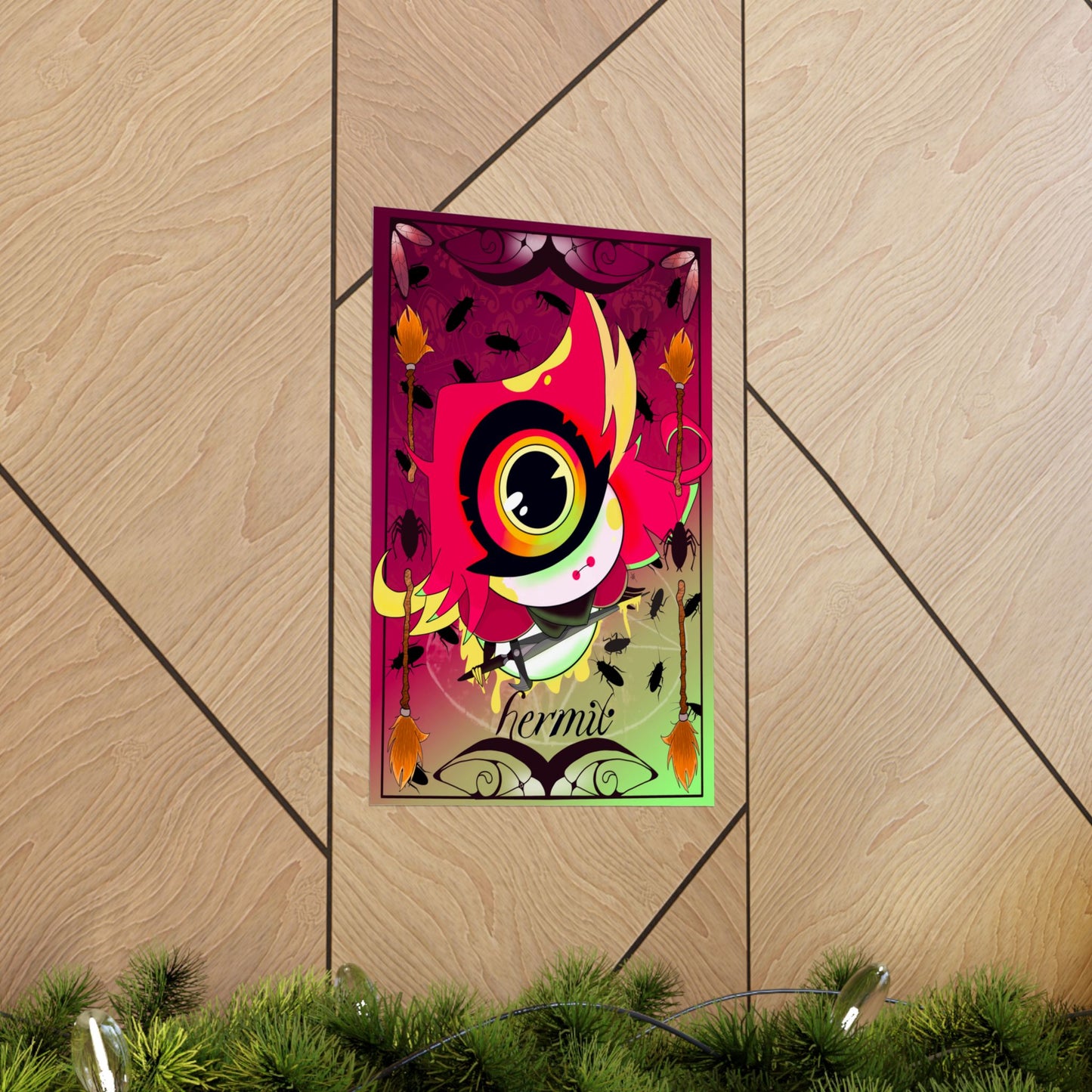 Hasbin Hotel - Tarot Card Poster - The Hermit - Poster
