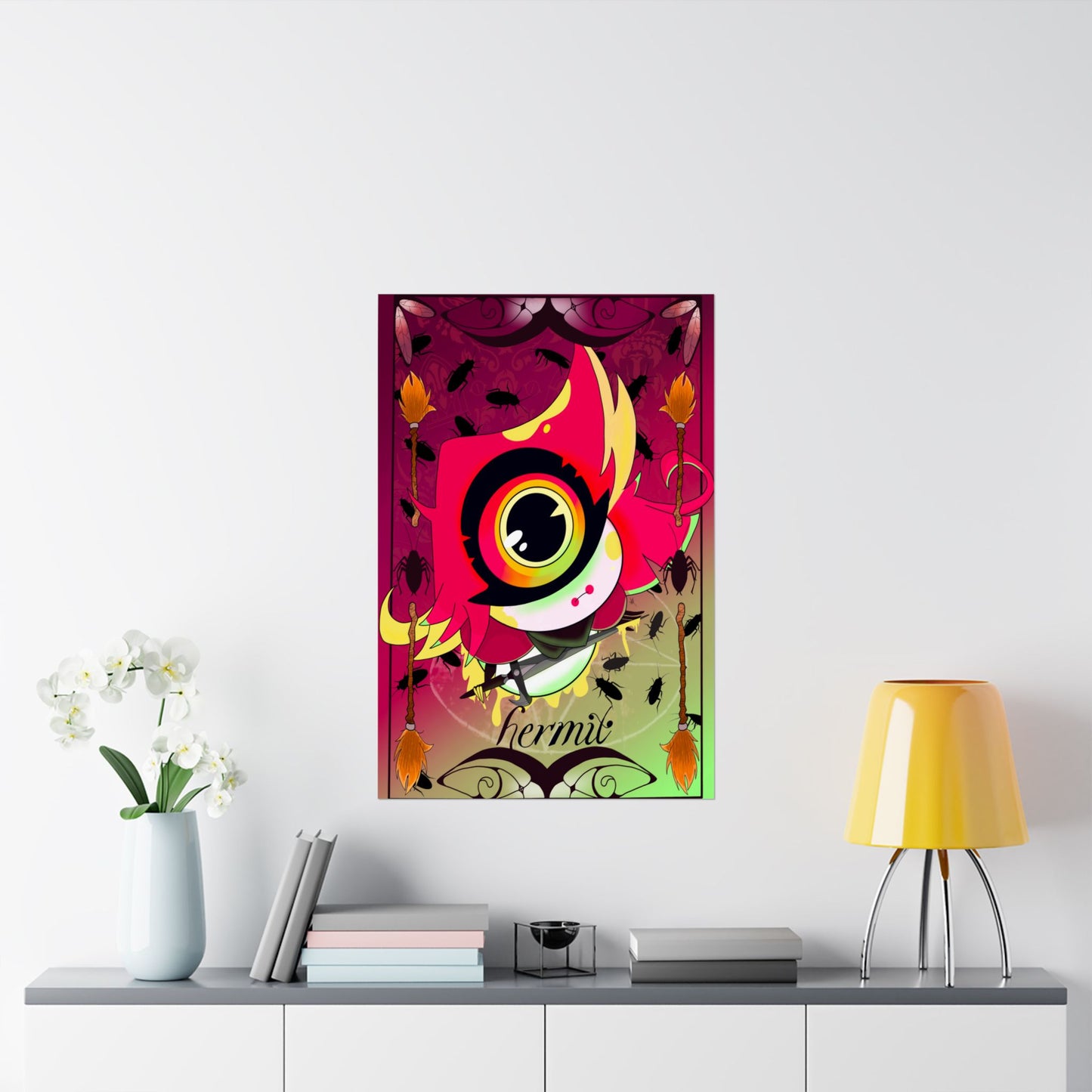 Hasbin Hotel - Tarot Card Poster - The Hermit - Poster