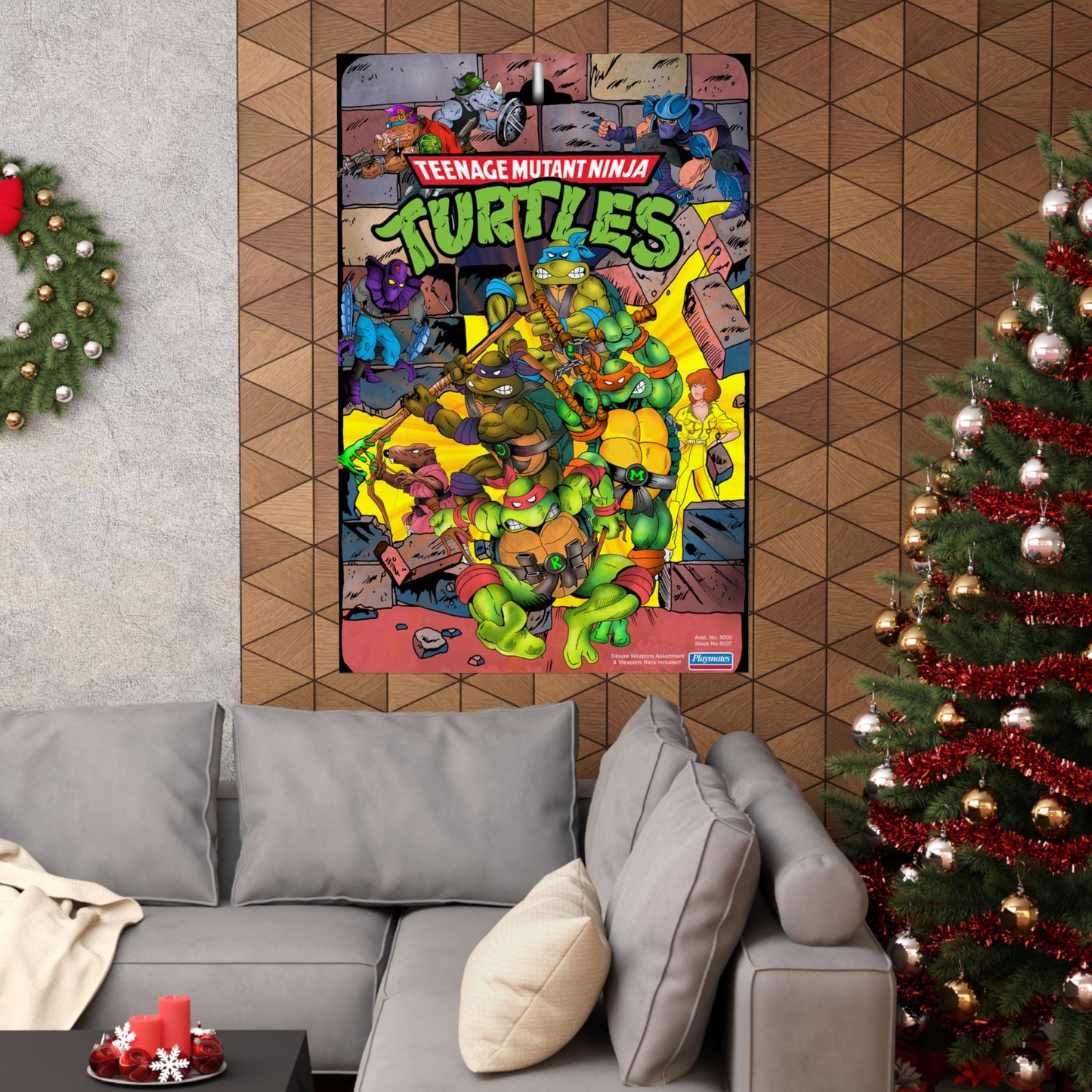 TMNT - Playmates Toy Card Back - Poster
