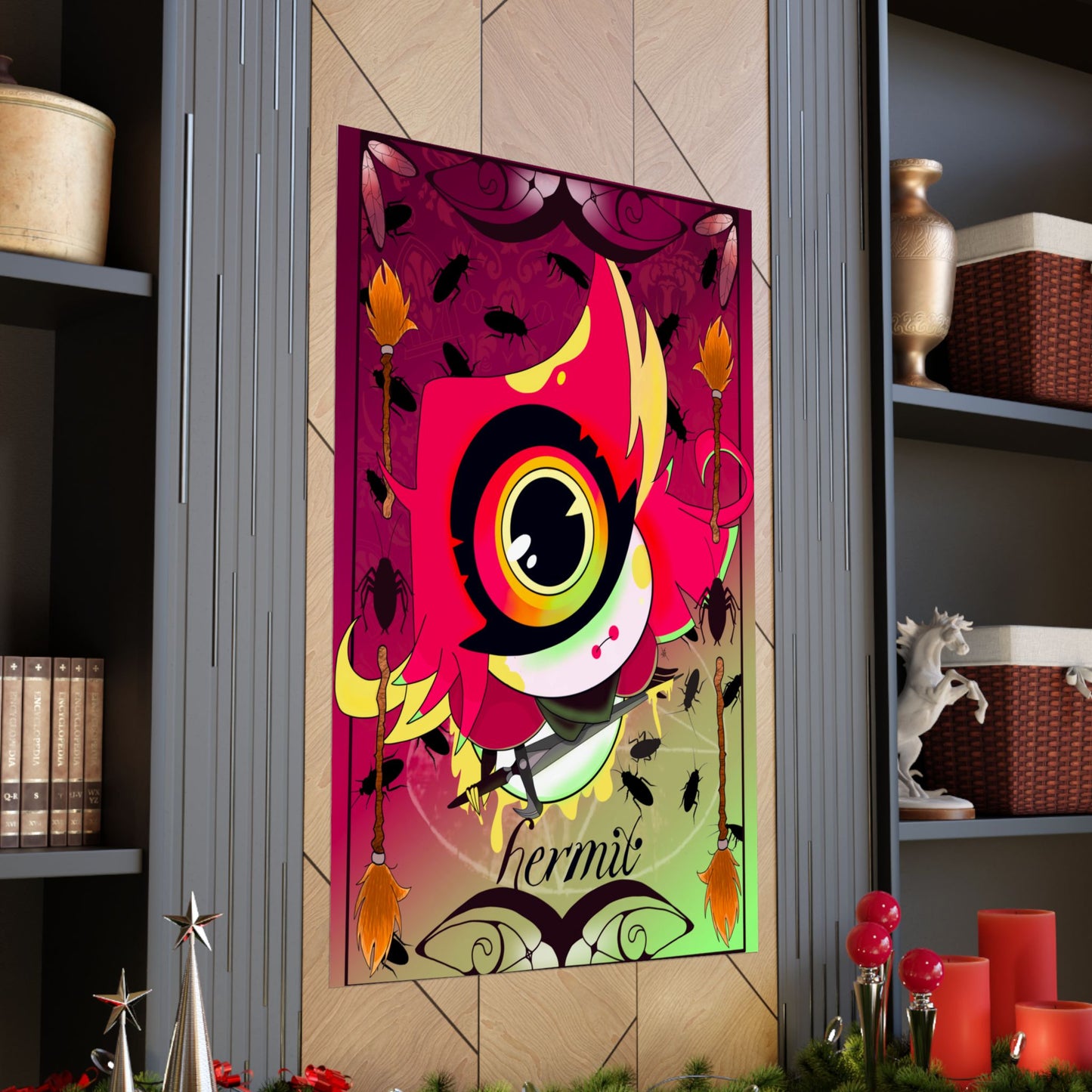 Hasbin Hotel - Tarot Card Poster - The Hermit - Poster