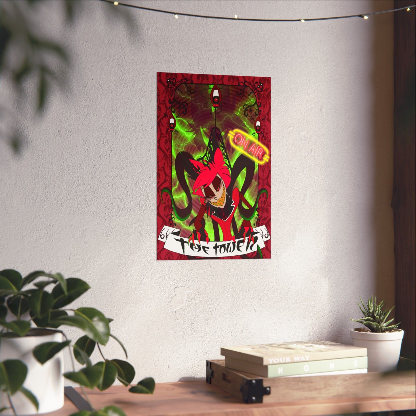Hasbin Hotel - Tarot Card Poster - The Tower - Poster