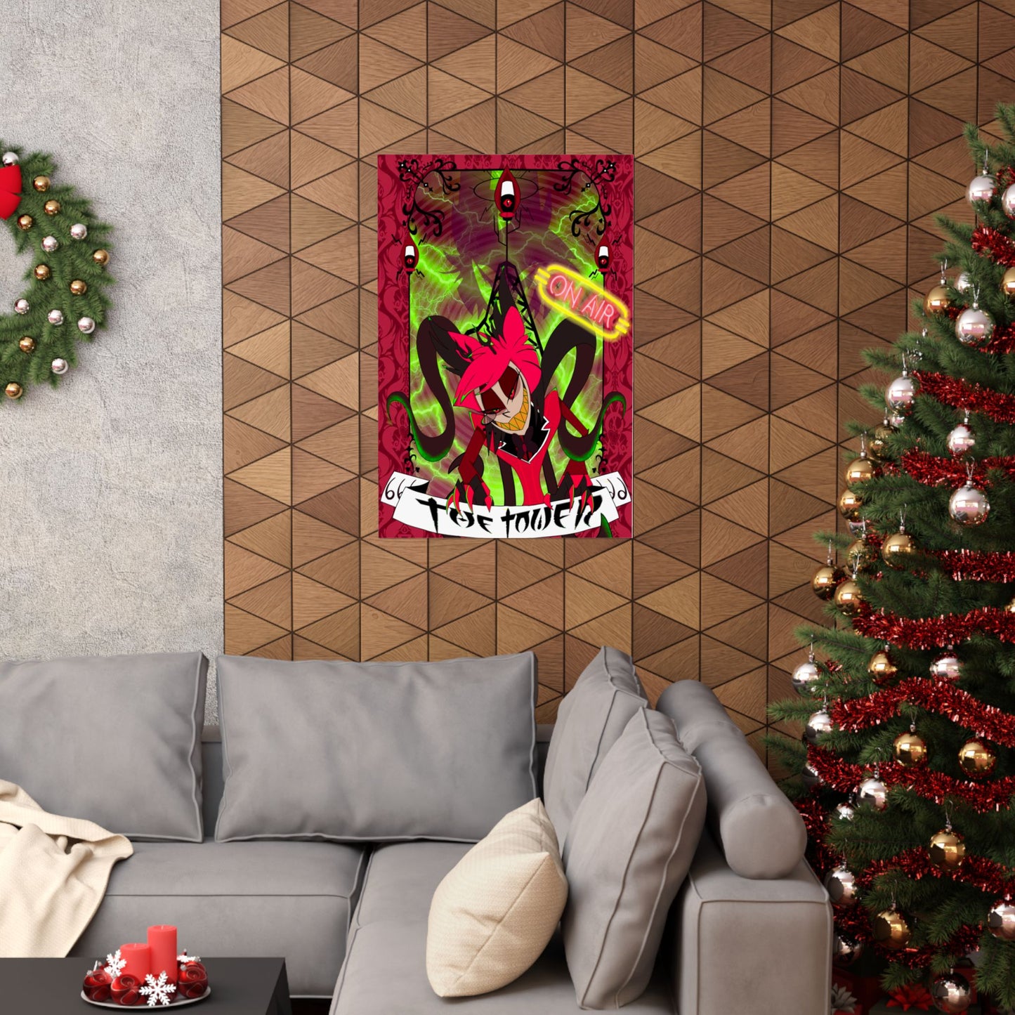 Hasbin Hotel - Tarot Card Poster - The Tower - Poster
