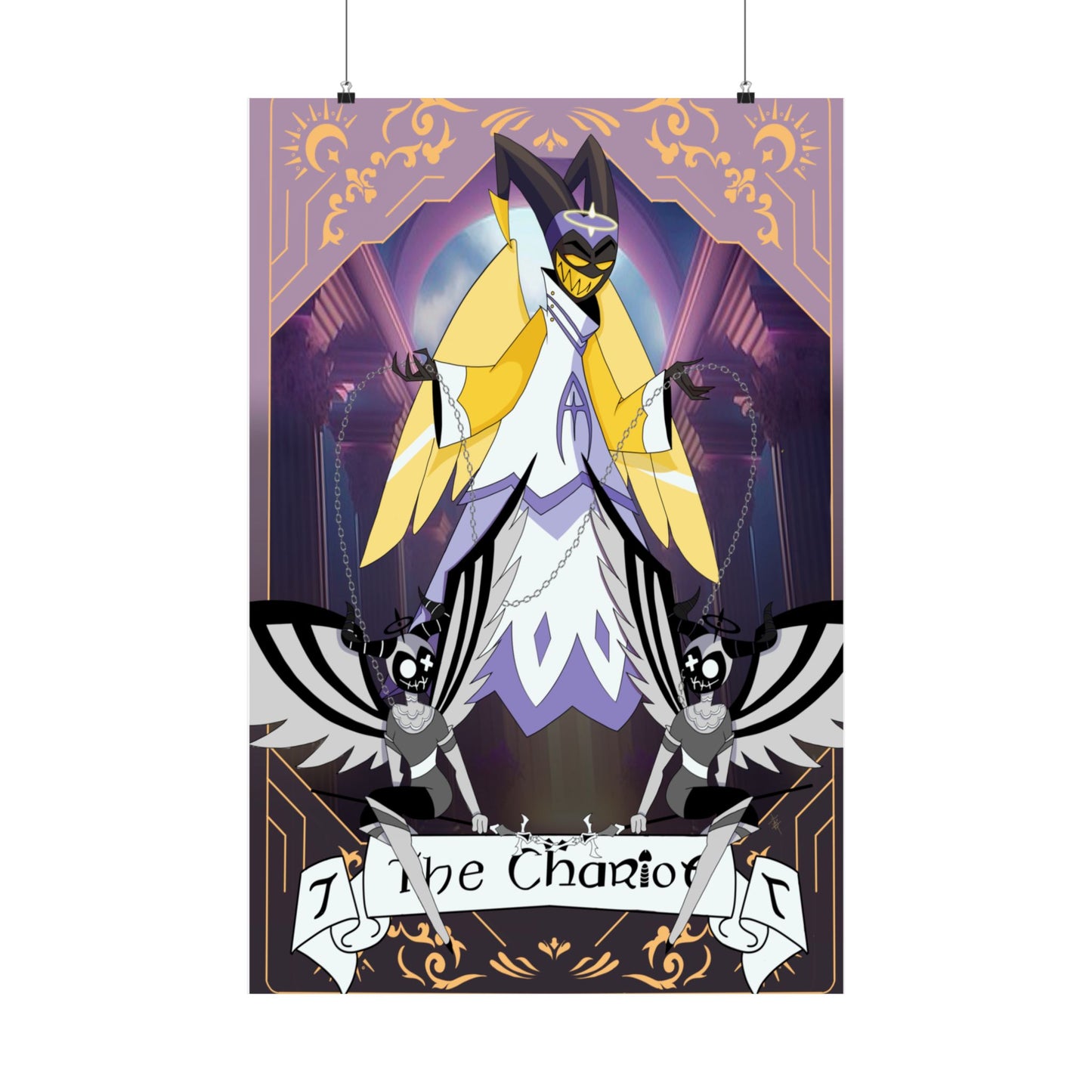 Hasbin Hotel - Tarot Card Poster - The Chariot - Poster