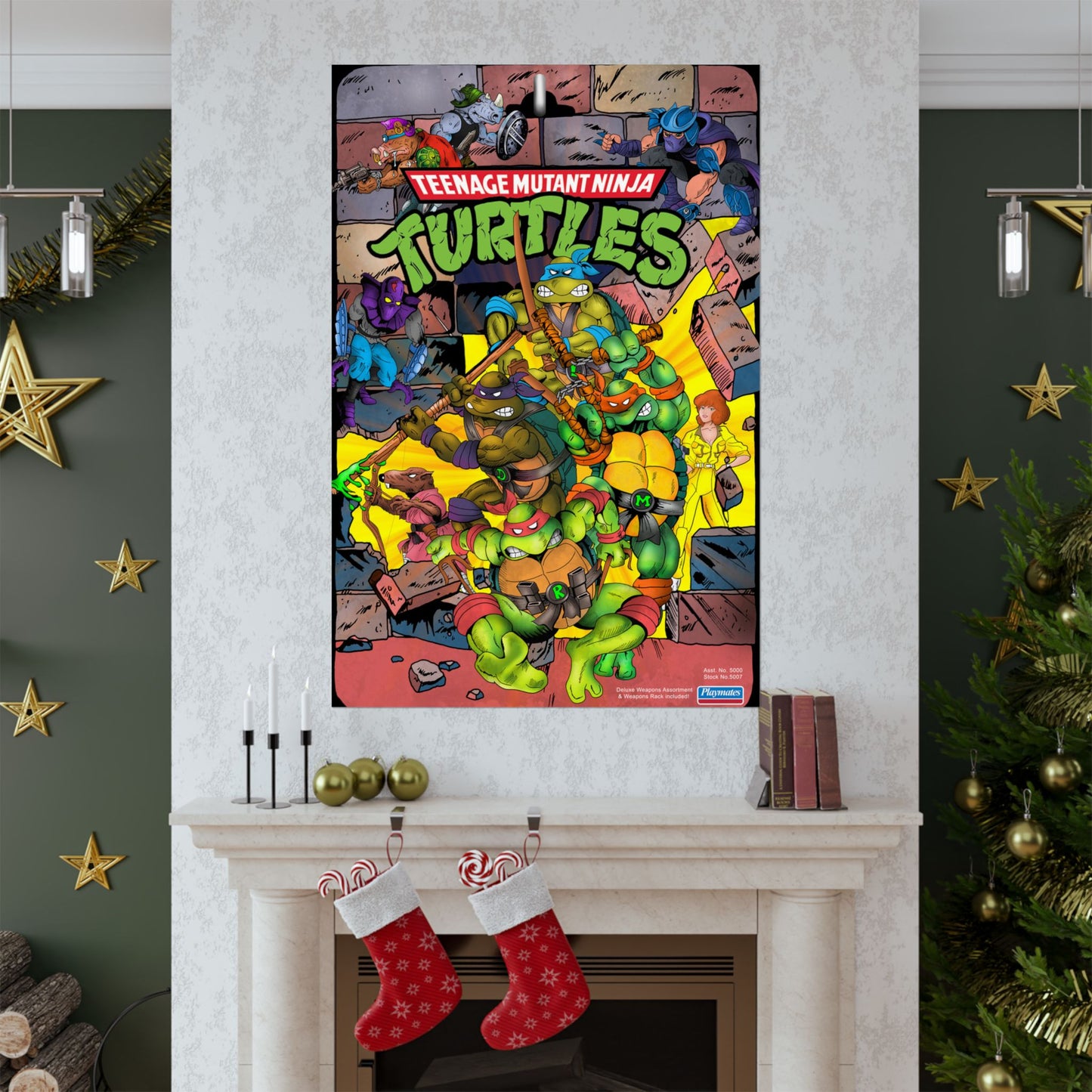 TMNT - Playmates Toy Card Back - Poster